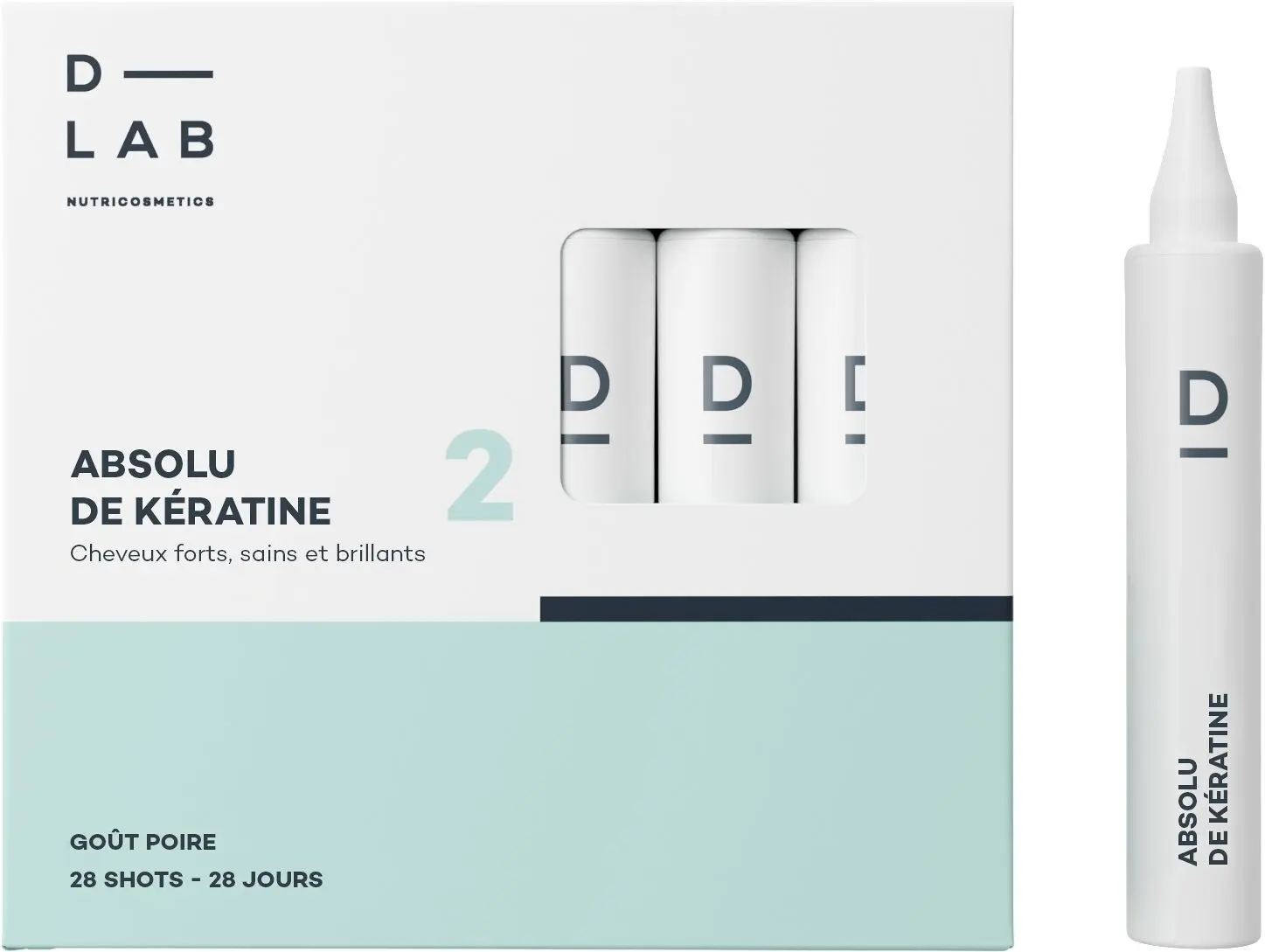 Absolu de Kératine 28 Shots - Anti-chute & Réparation - Compléments alimentaires
