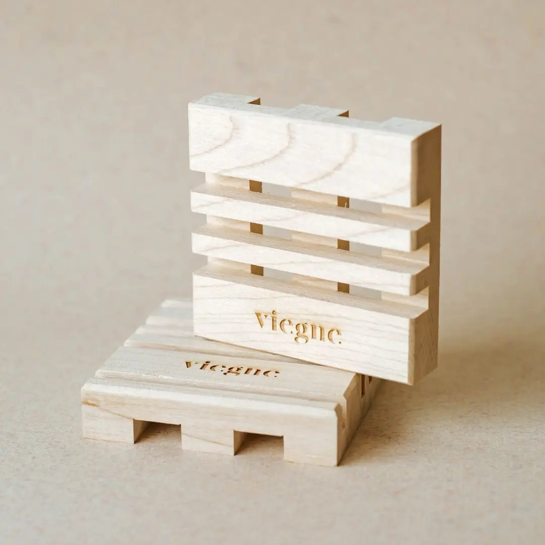 Porte-savon en bois