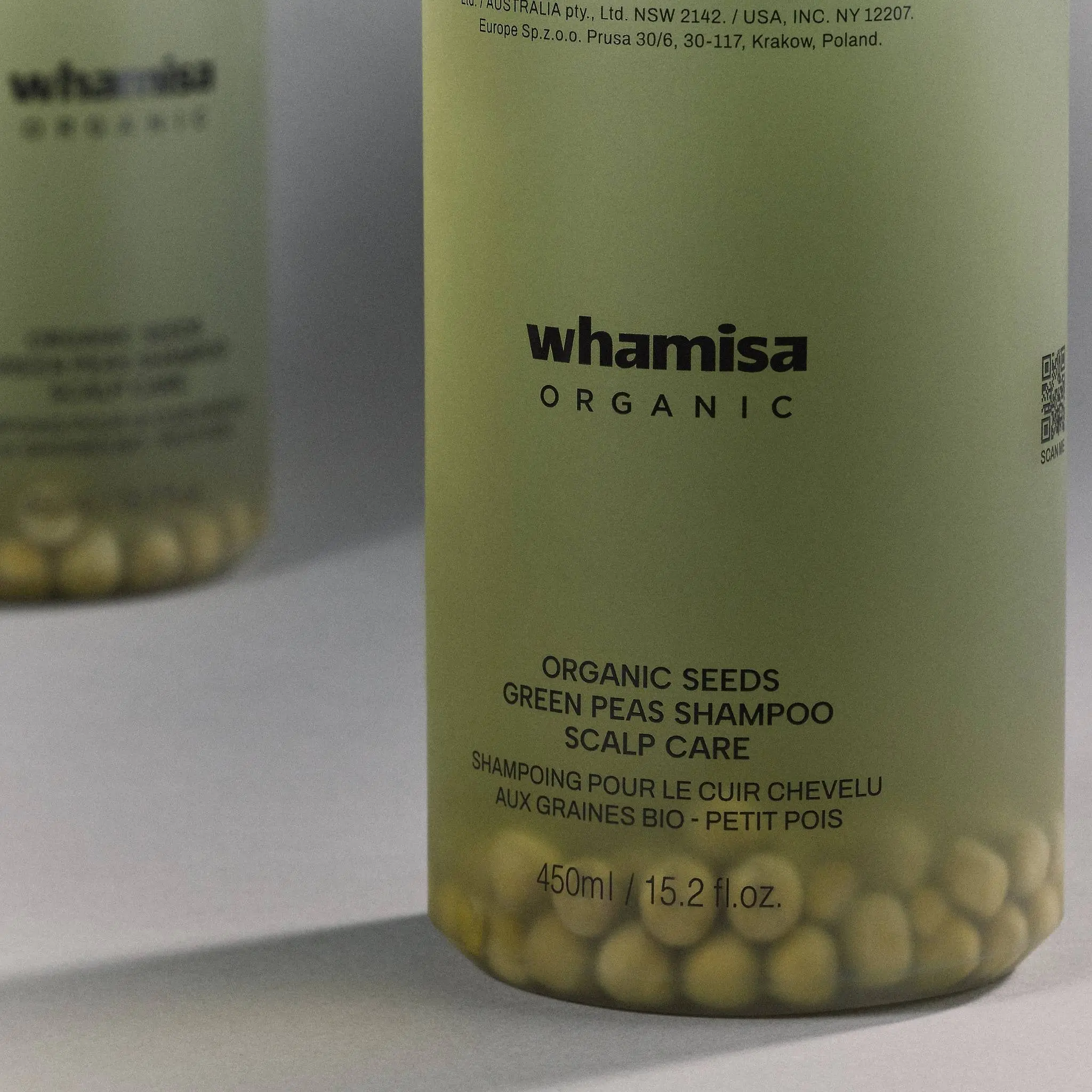 Champú con Guisantes Fermentados Orgánicos 450ml