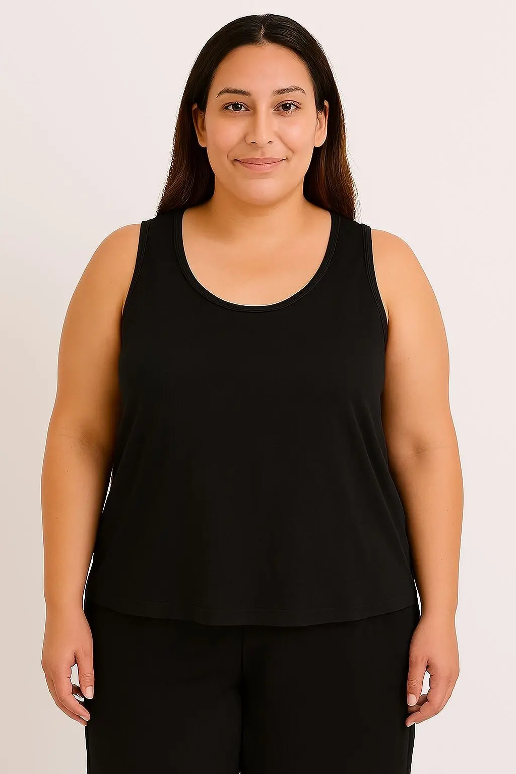 Top femme grande taille réf A950-1 – Confort et fluidité en taille unique