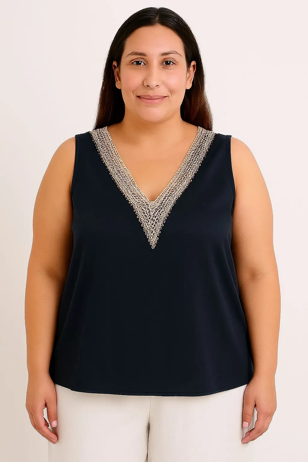 Top femme grande taille chic et léger – Réf : A948-1