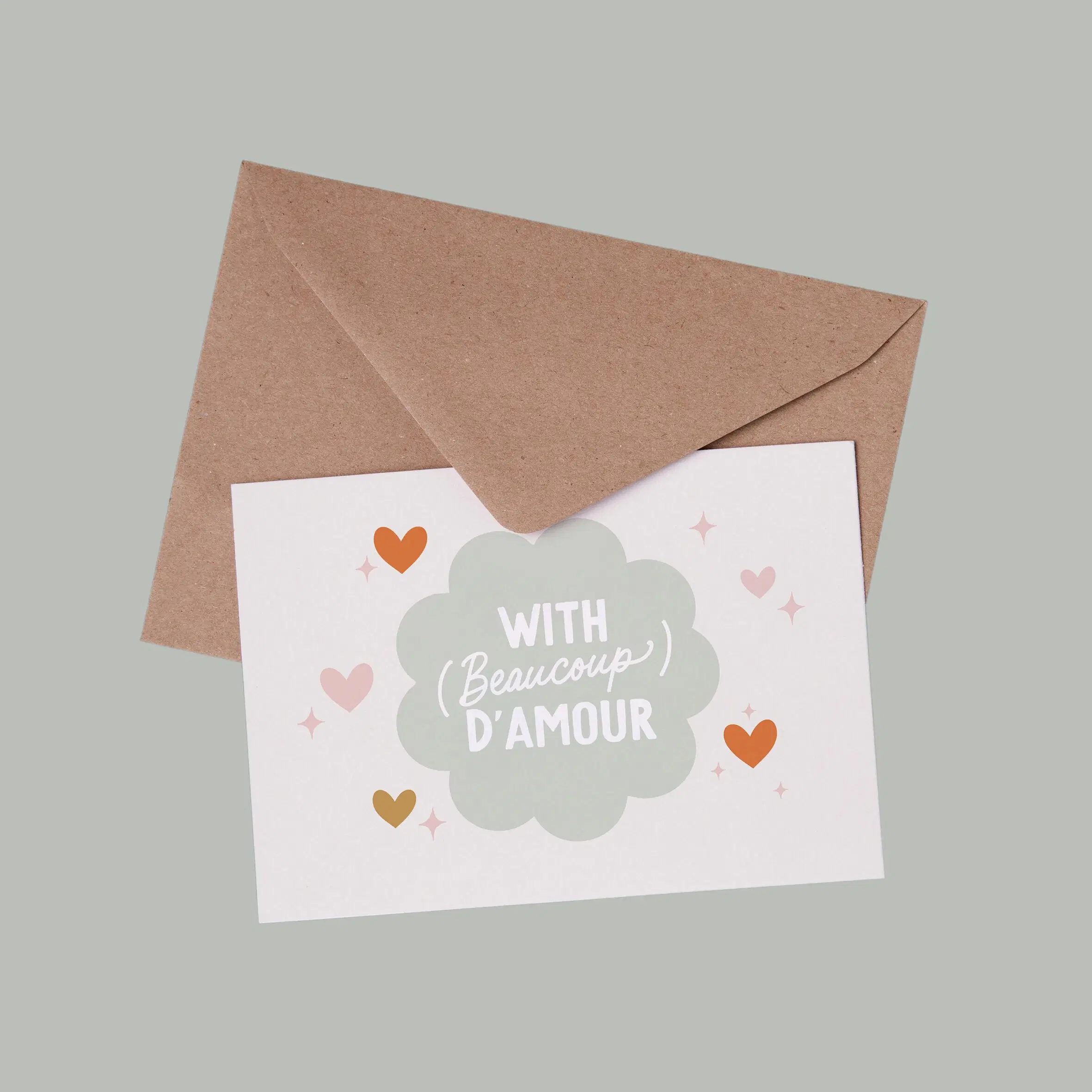 Card - With lots of love