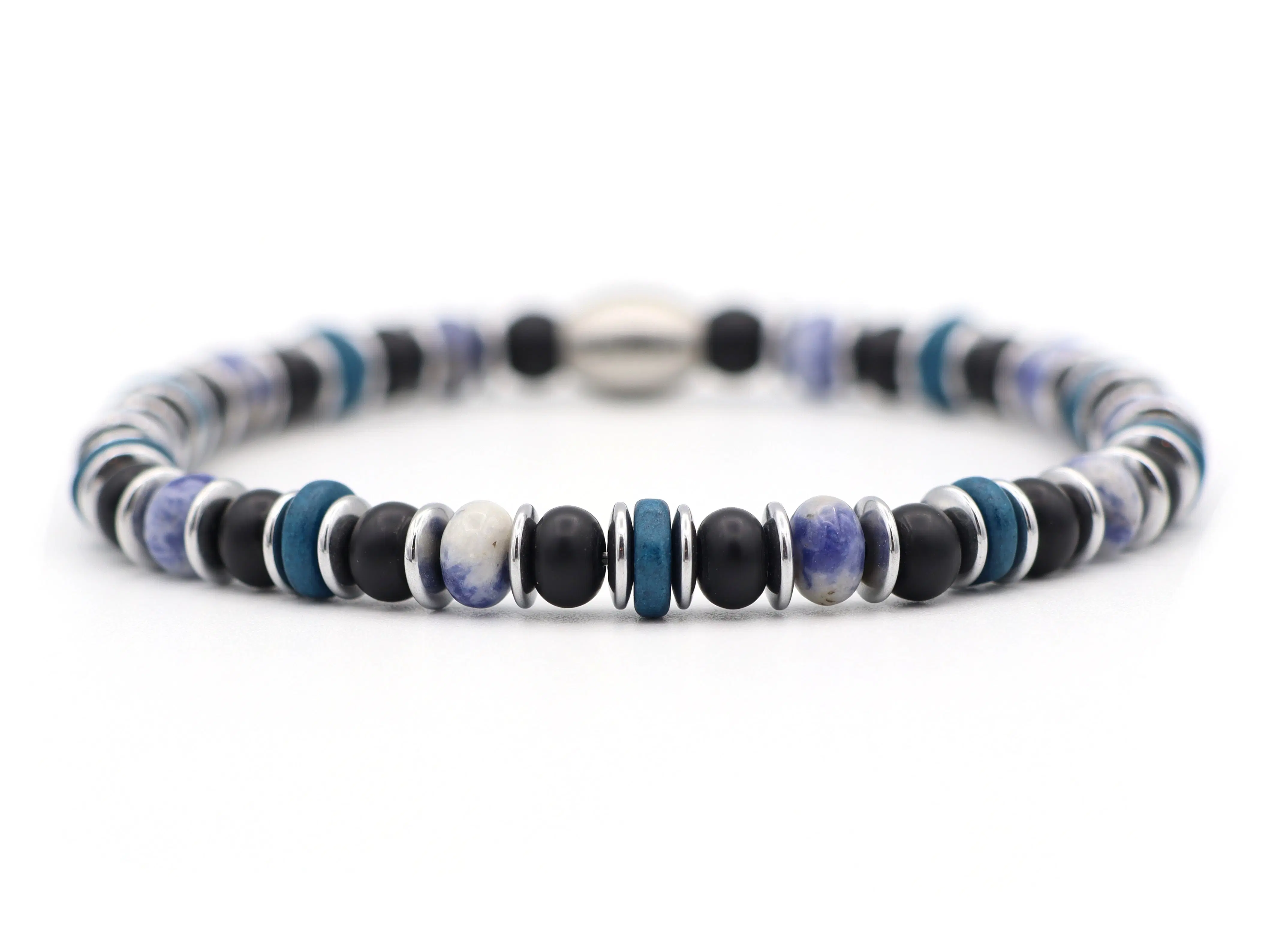 Enam segara sodalite, onyx (silver or gold)
