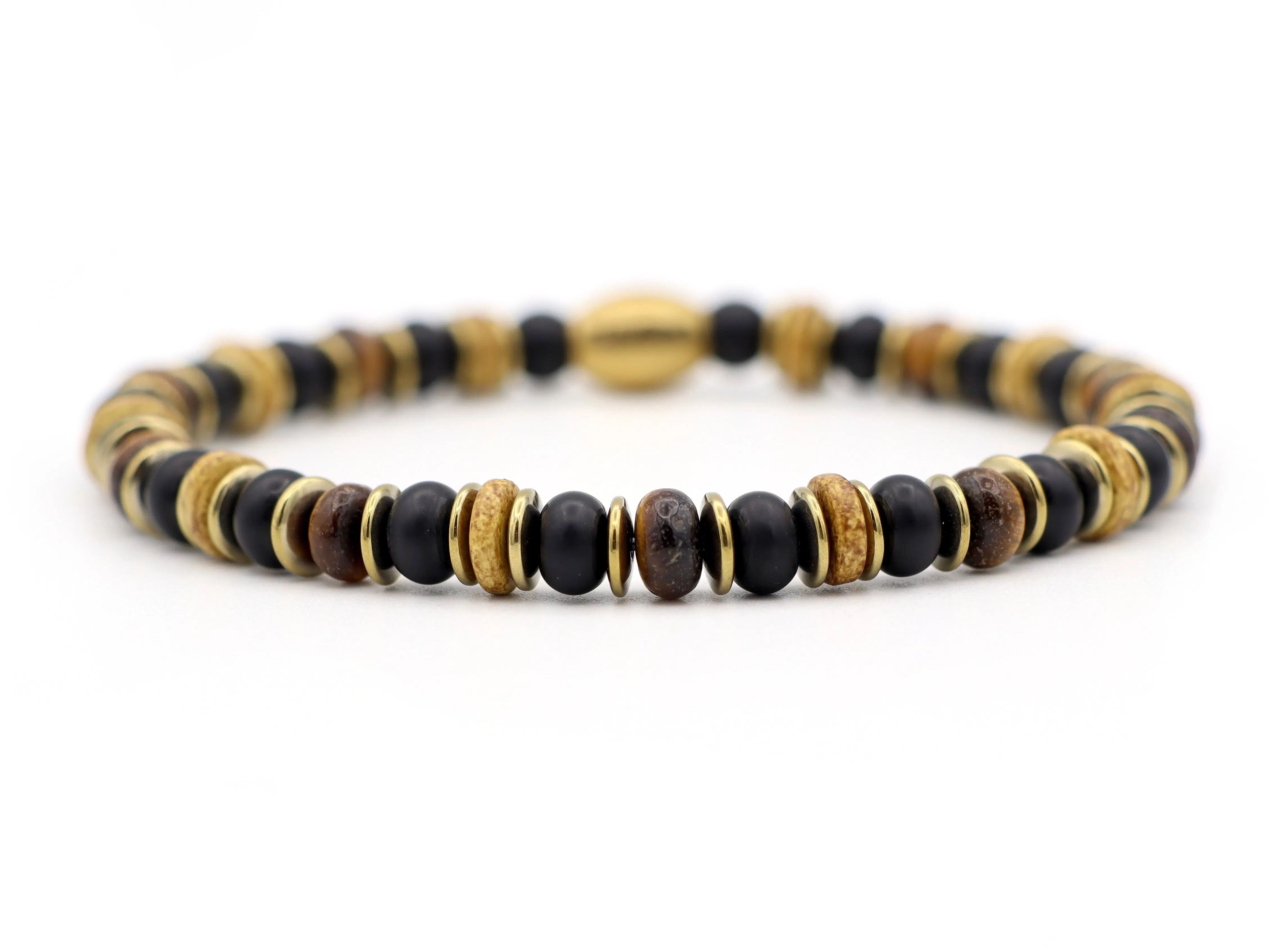Enam segara tiger eye, onyx (silver or gold)