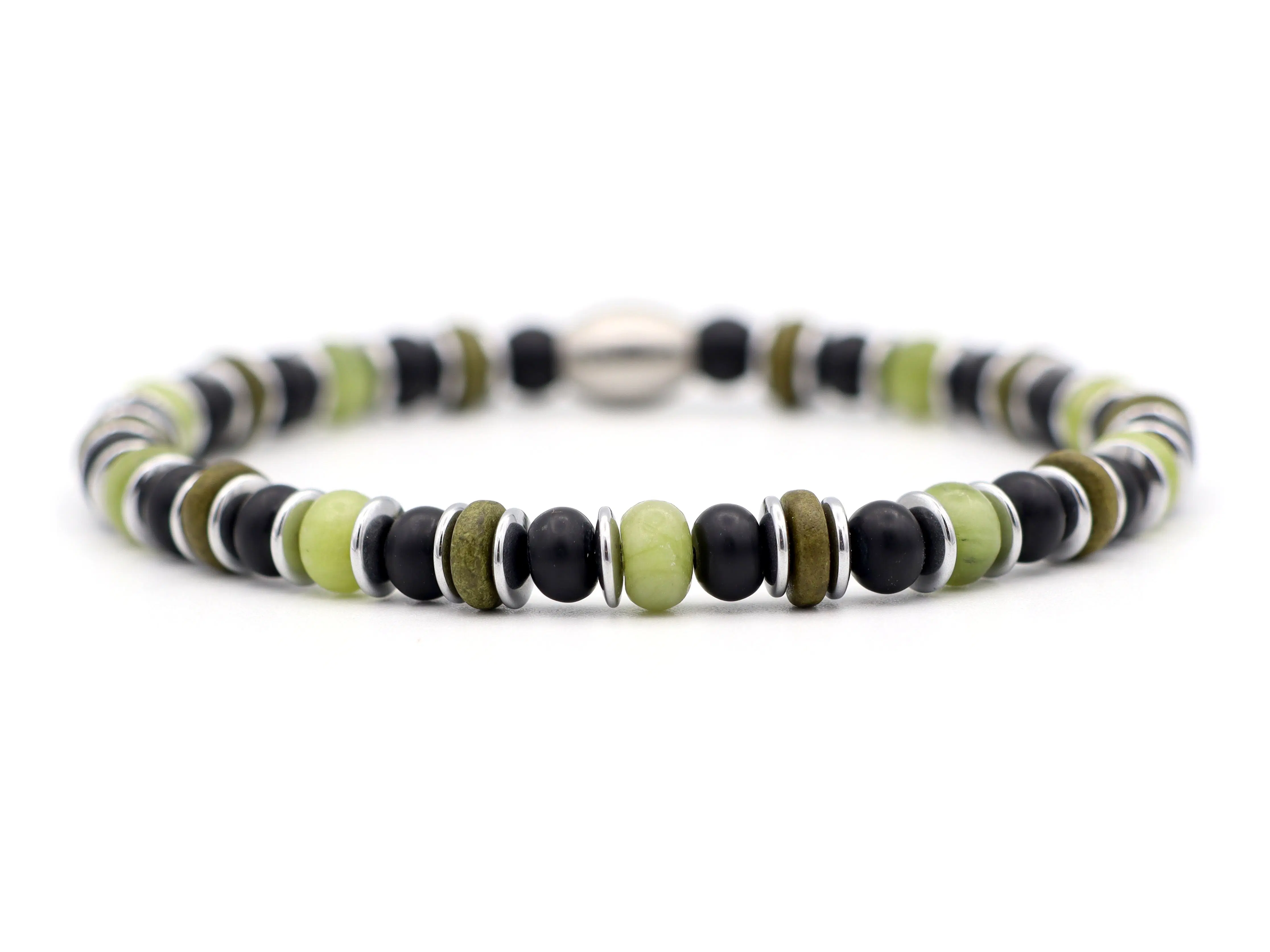 Enam segara serpentine, onyx (silver or gold)