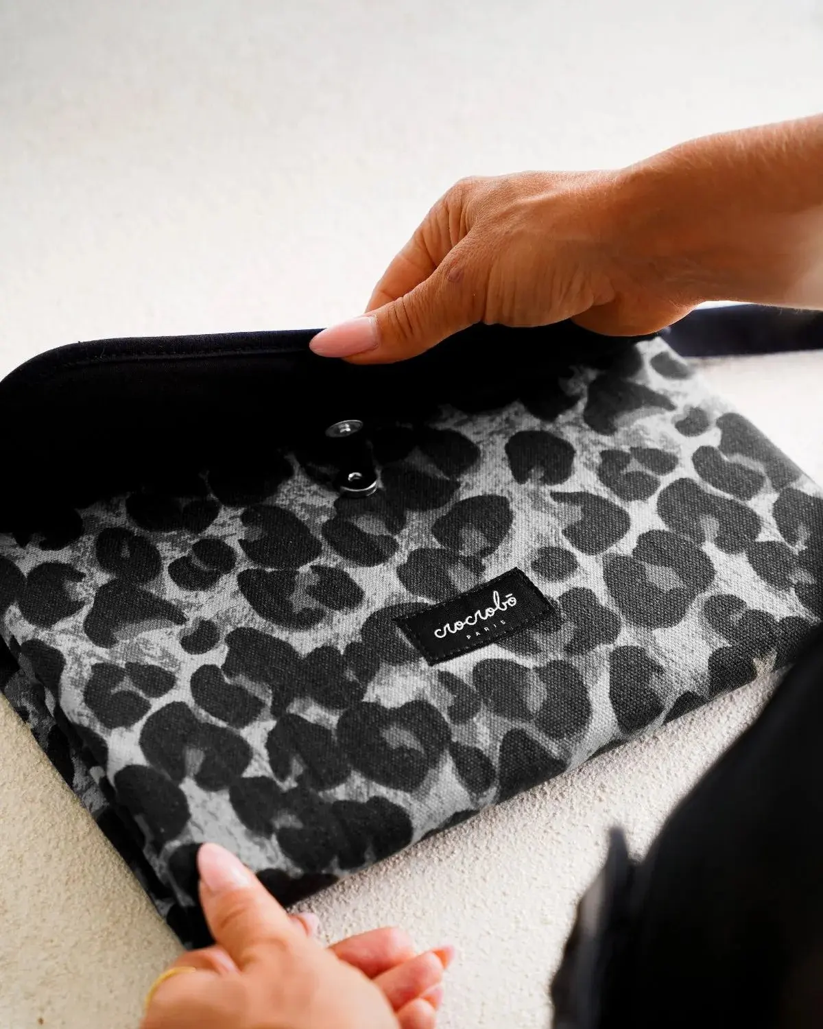Tappetino per il cambio Paul - Leopardo grigio