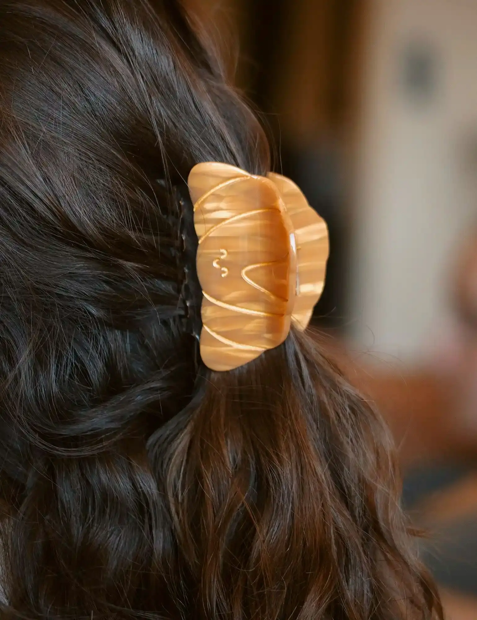 Croissant Hair Clip | Kawaii Bakery Style Hair Accessory, Original Paris Product, Boutique Gift, Parisian Souvenir