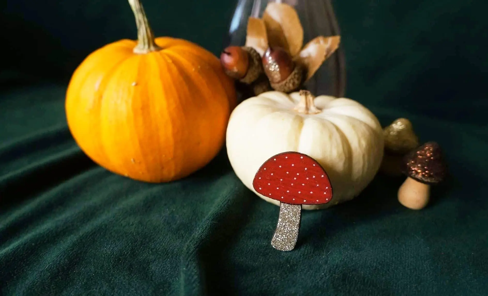 Mushroom Brooch