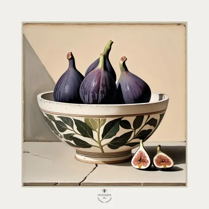 Figs - illustration 18x18 cm