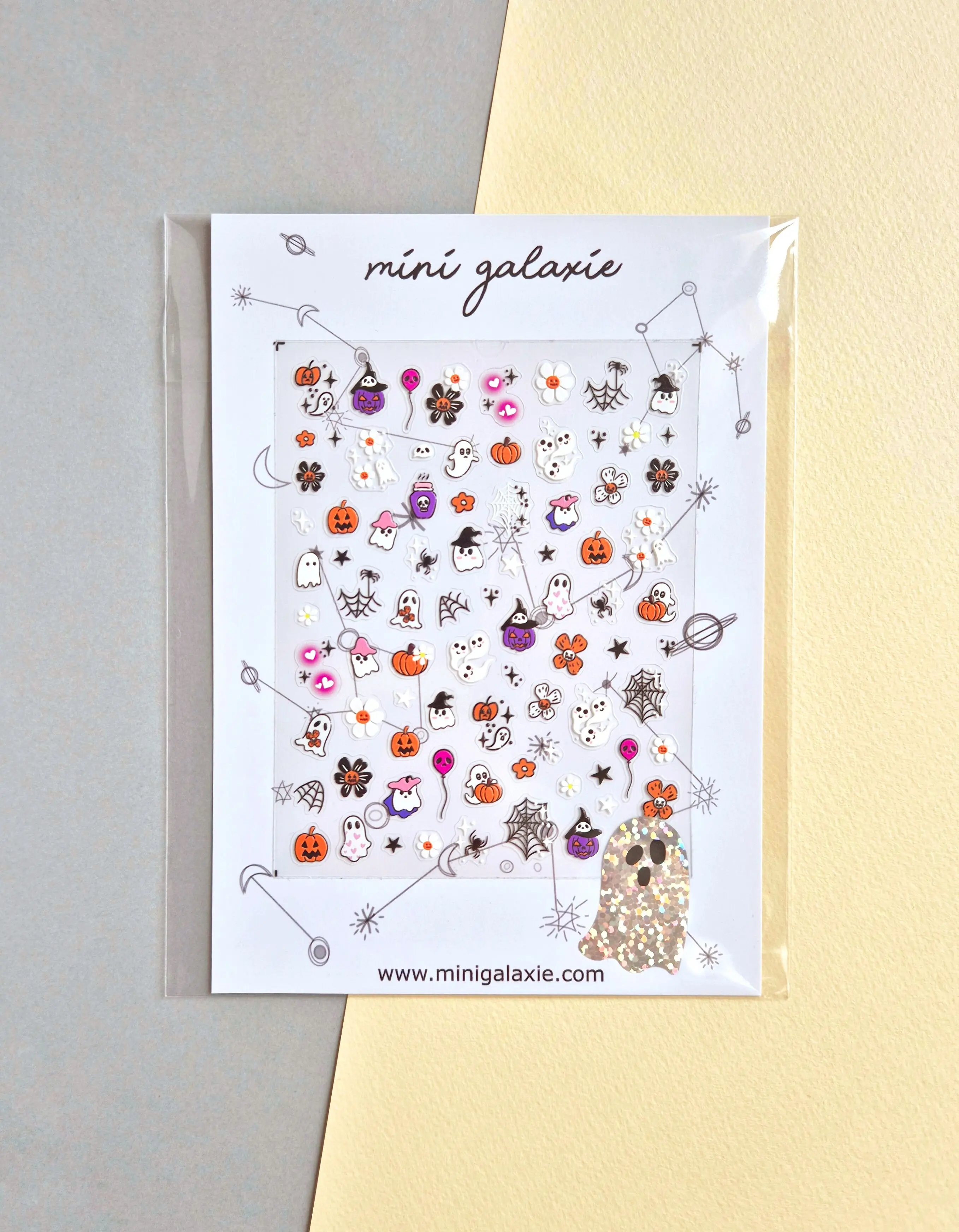 Nagelaufkleber für Kinder mit Halloween-Motiven 🎃🧛👻