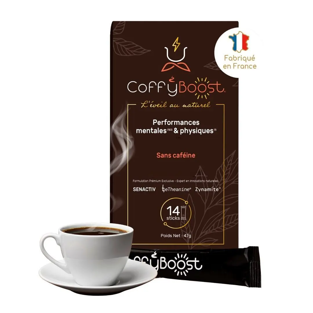 COFFYBOOST® new generation coffee/creamer substitute for sport/healthy lifestyle - 14 sticks