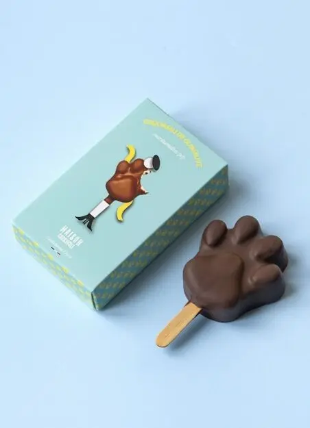 Schokoladen-Marshmallow-Hundepfote