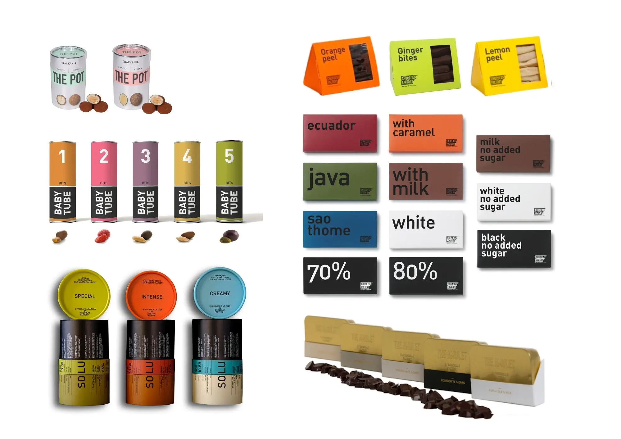 Paquete de descubrimiento de los 29 productos de chocolate más vendidos de Chocolat Factory