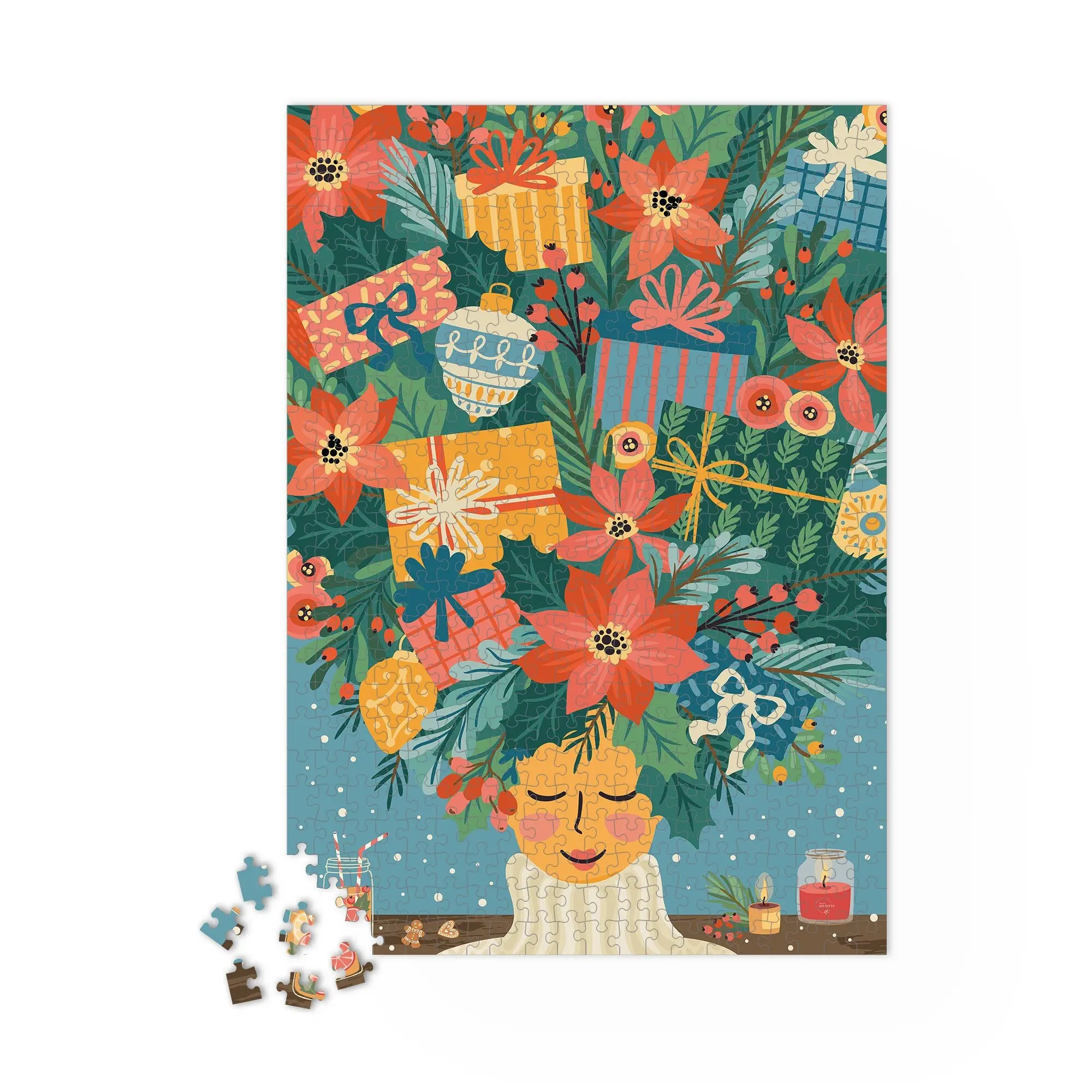1000 piece puzzle Christmas spirit