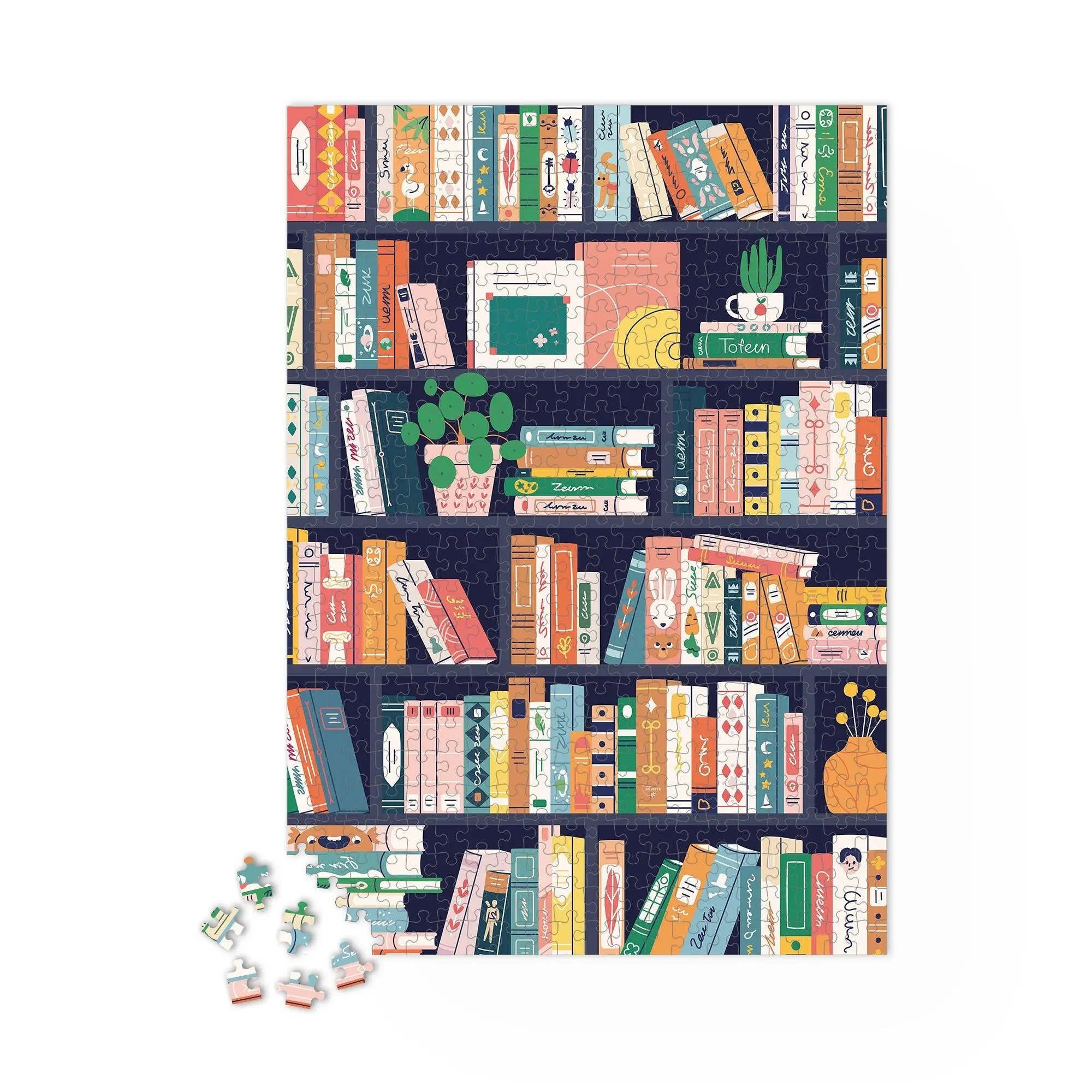 1000-piece puzzle for book lovers