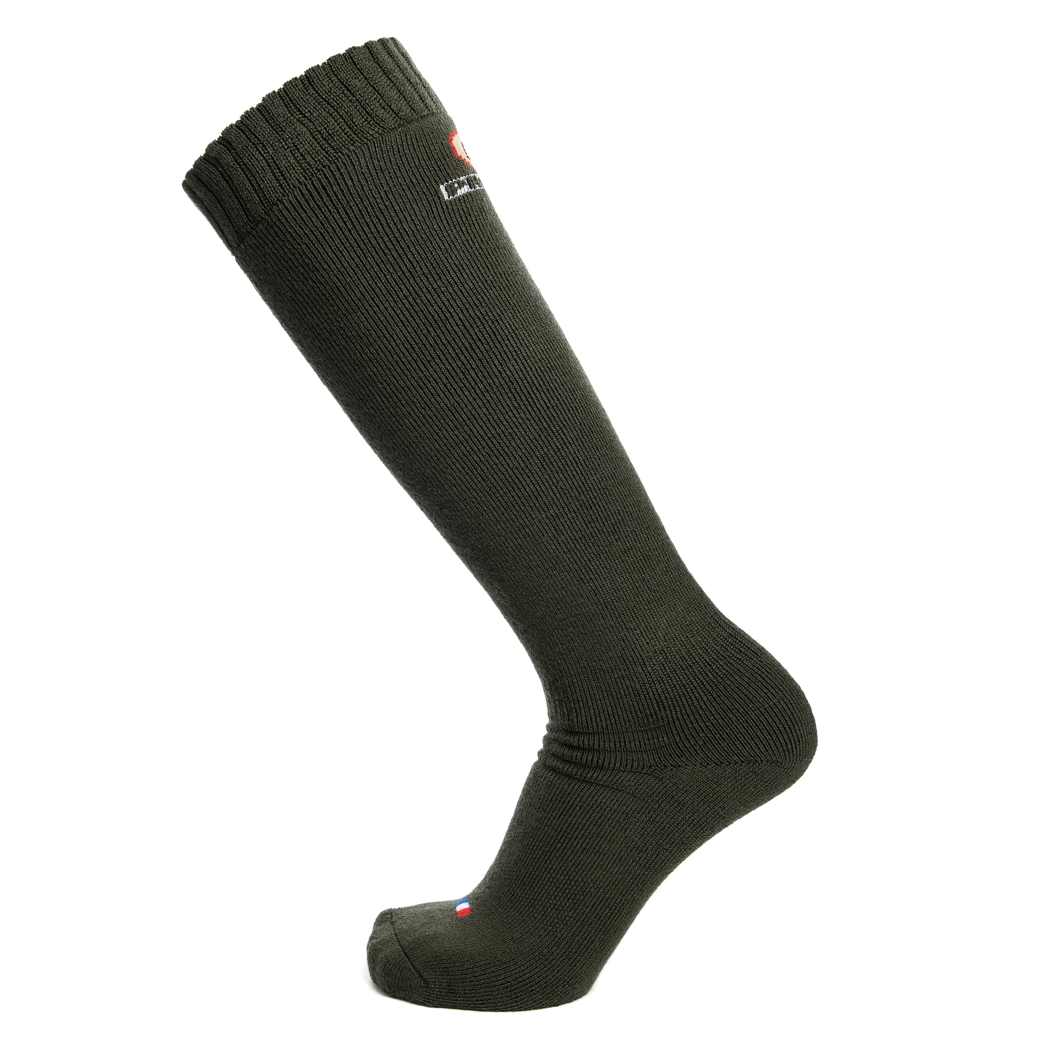 Chaussettes de chasse - Broussaud Sport - laine kaki
