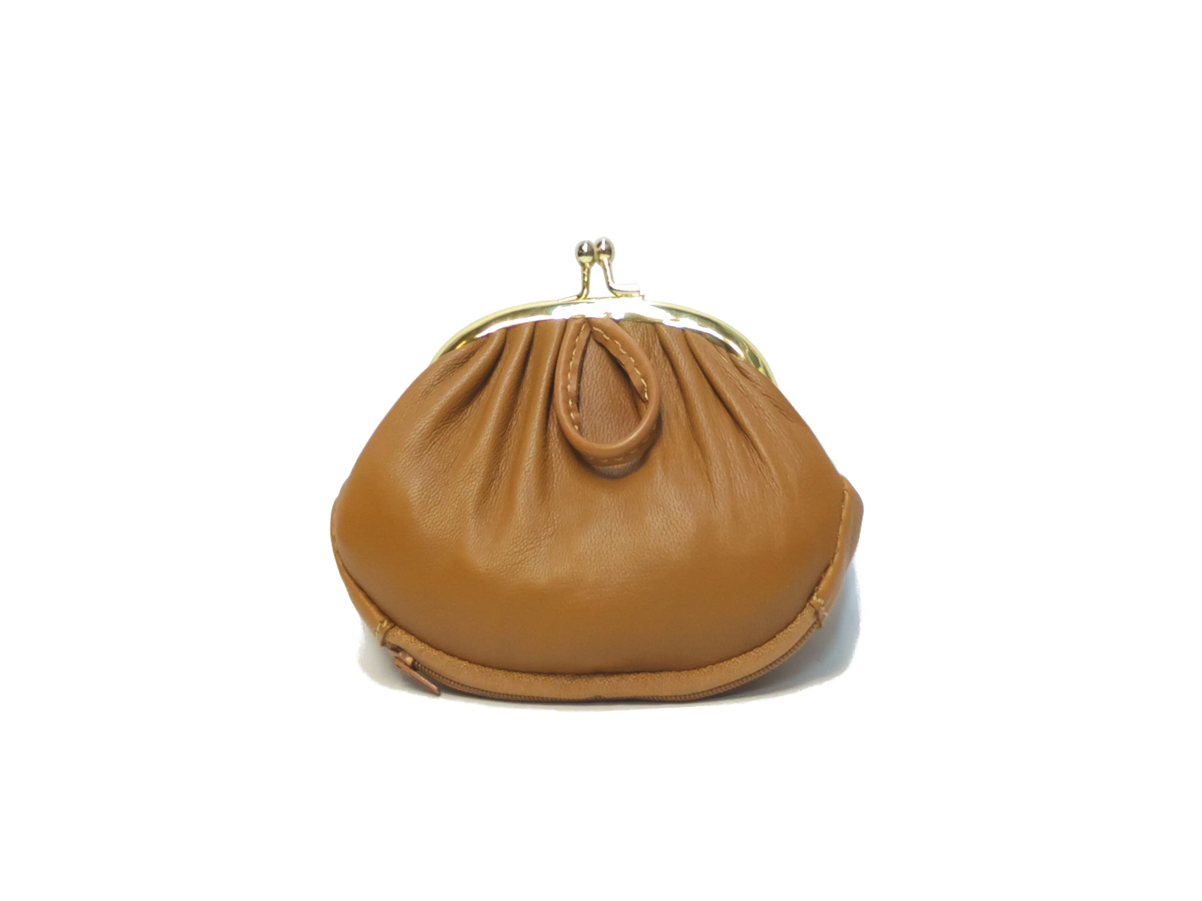 leather purse with clasp 10 cm ref 81033