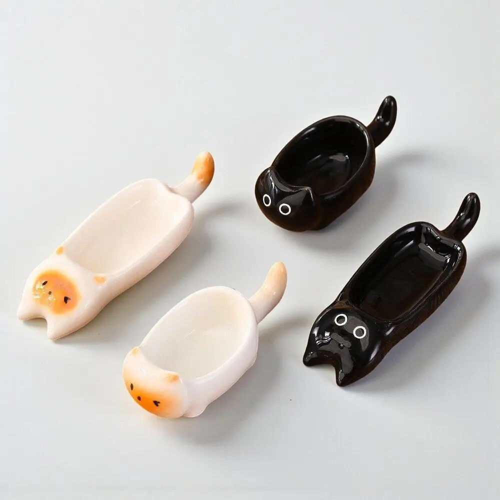 Cute Ceramic Cat Dish – Sauce & Seasoning Plate