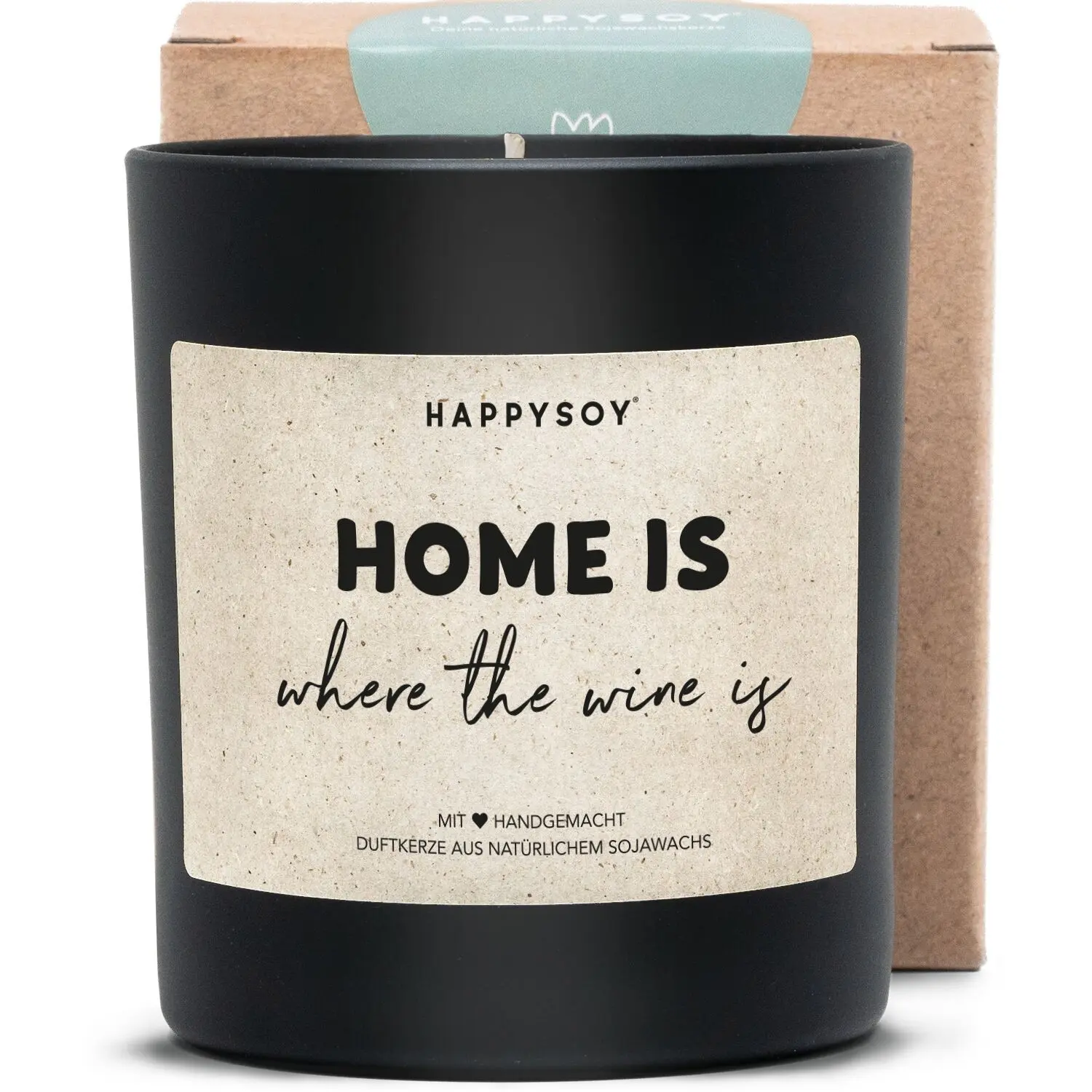 Scented candle - Home is where the wine is