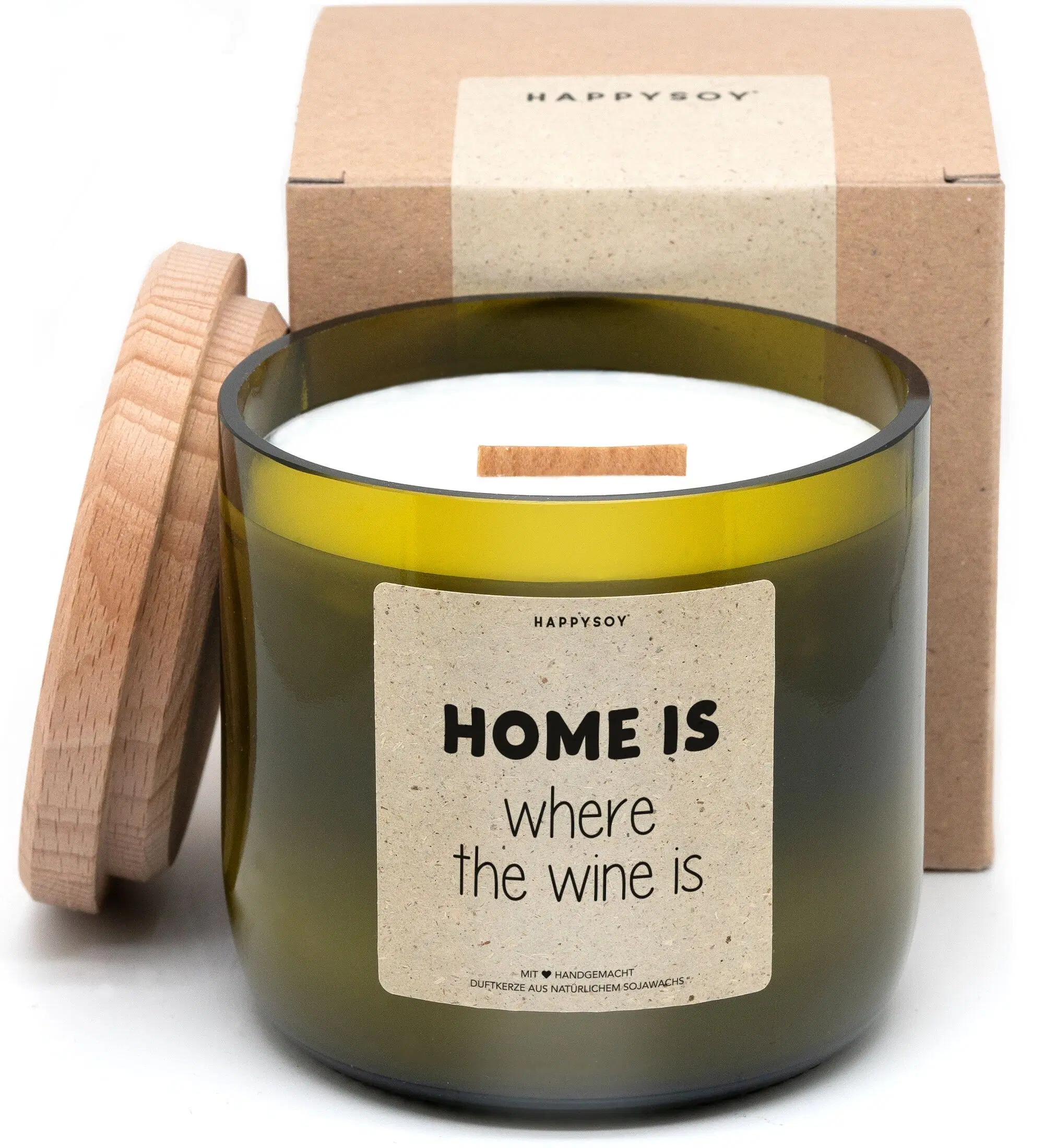 Scented candle - Home is where the wine is