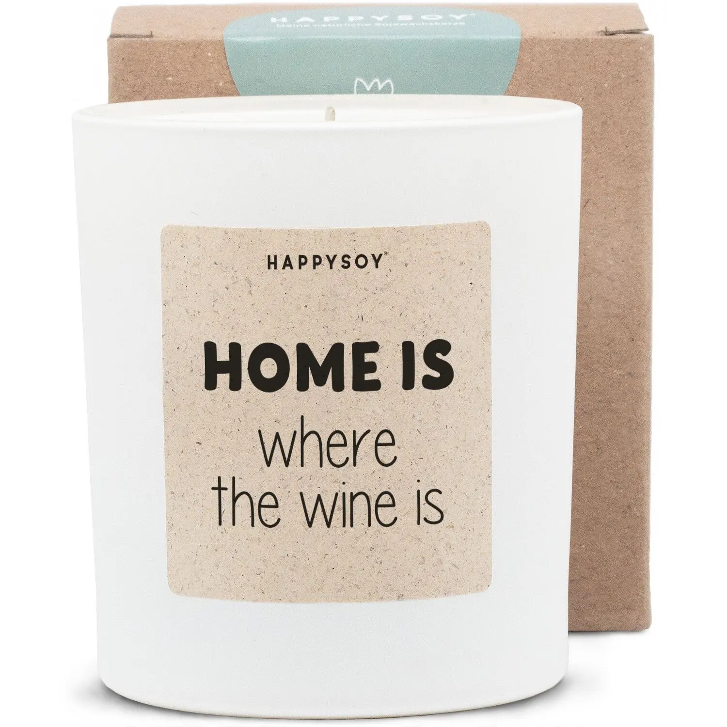 Scented candle - Home is where the wine is