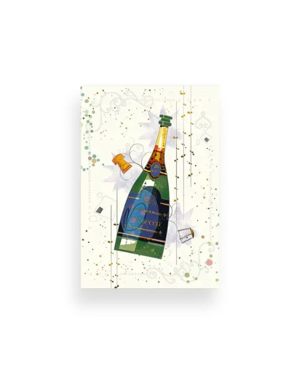 Da VInci greeting card - Spumante