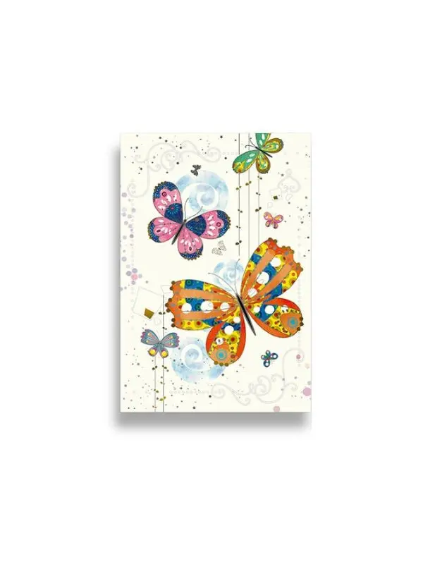 Da Vinci greeting card - Butterflies