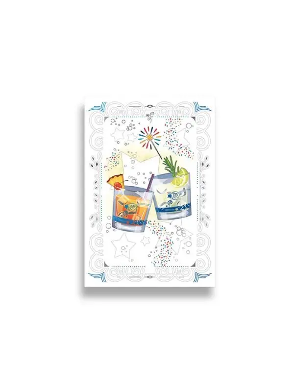 Da Vinci greeting card - Cocktail