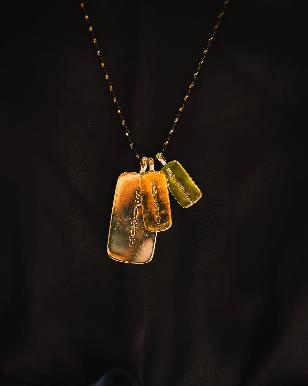 Trio long necklace