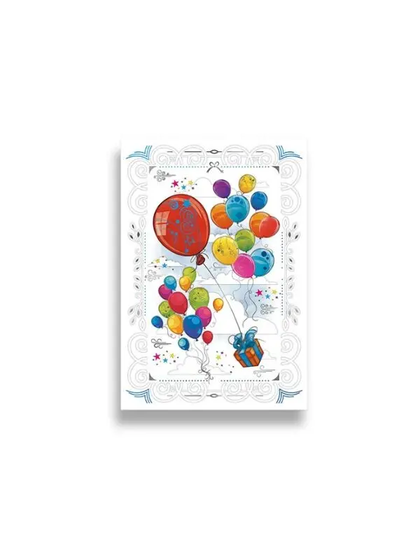 Da Vinci greeting card - Balloon