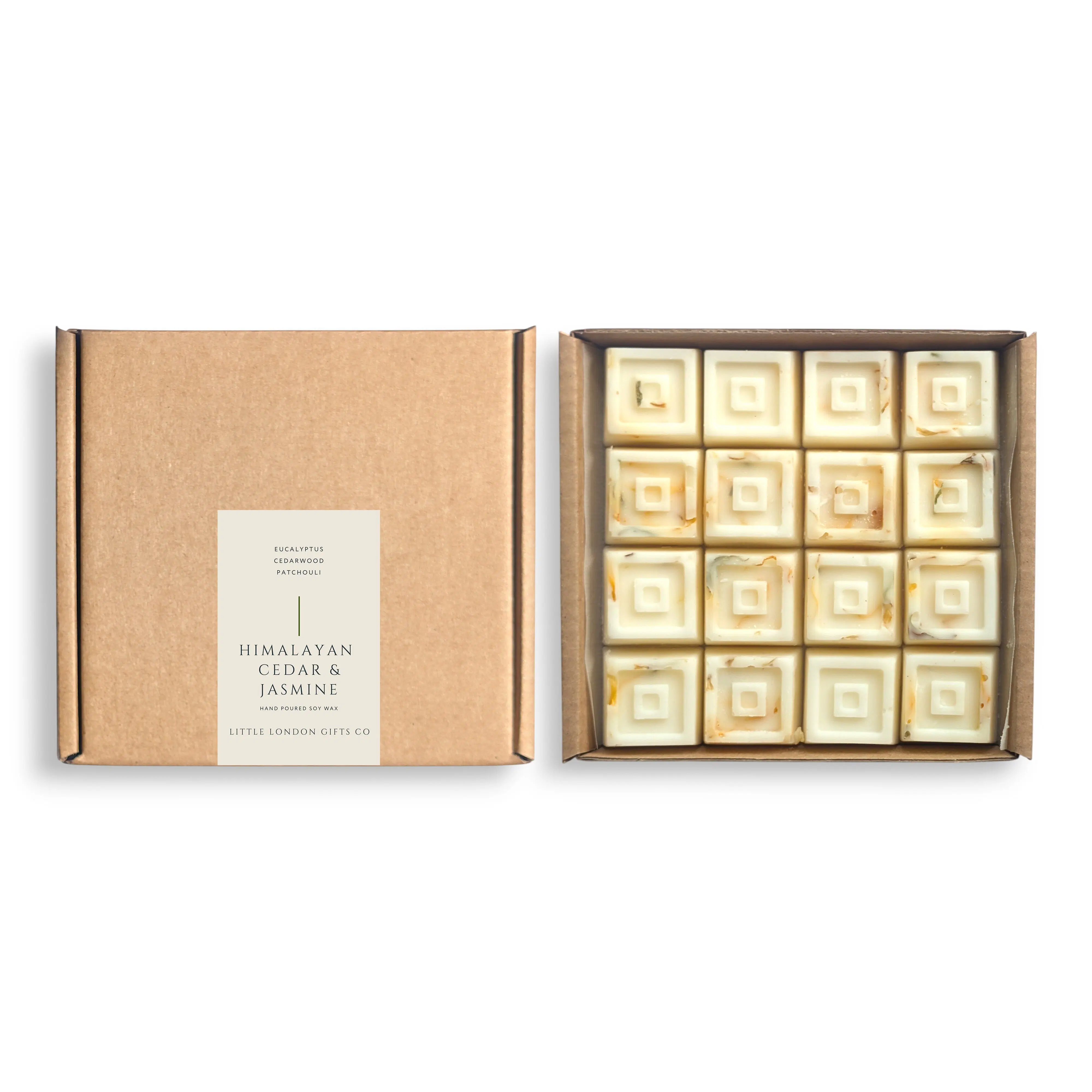 Himalayan Cedar & Jasmine – Soy Wax Melt Gift Box (16 Melts)
