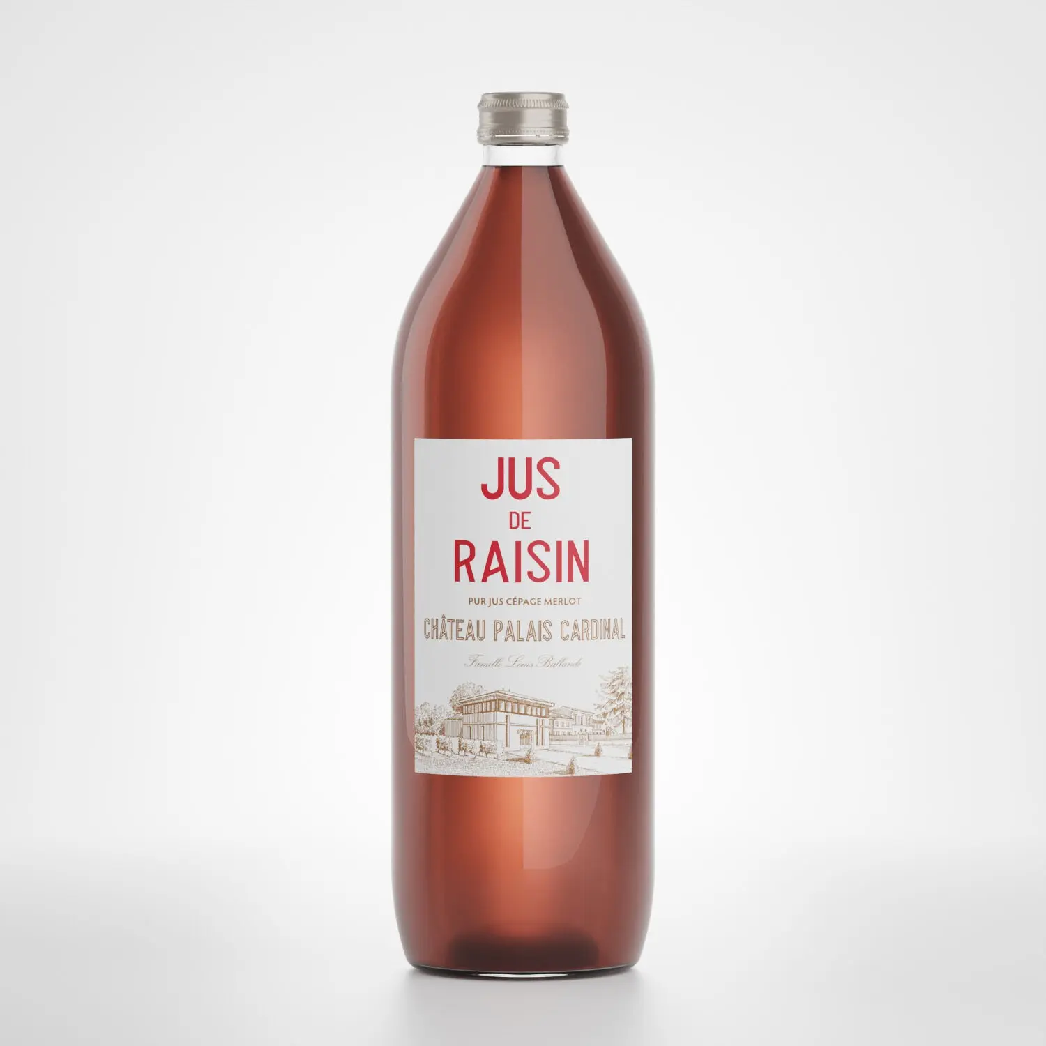 100% Merlot Grape Juice – Château Palais Cardinal – 1 L