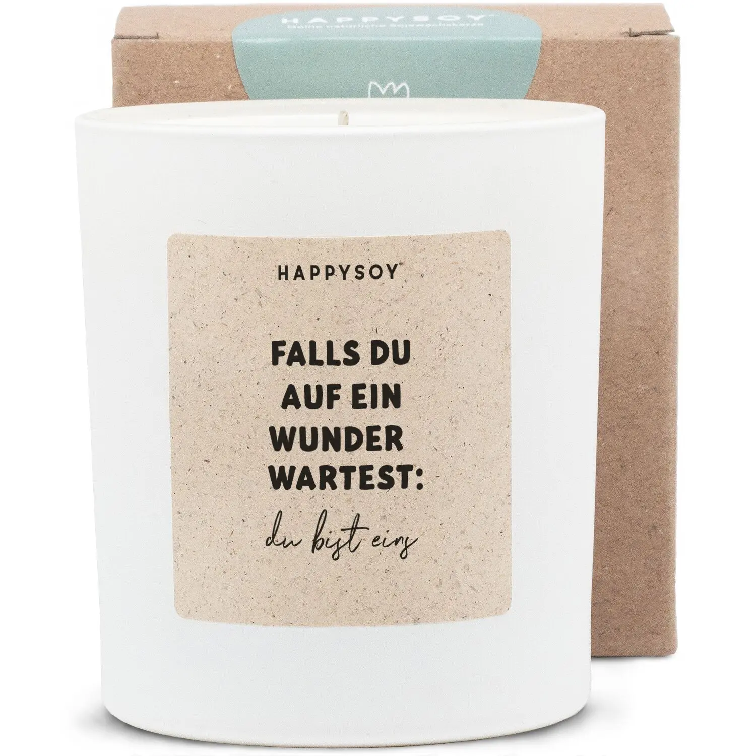 Scented candle - If you're waiting for a miracle: you are one!