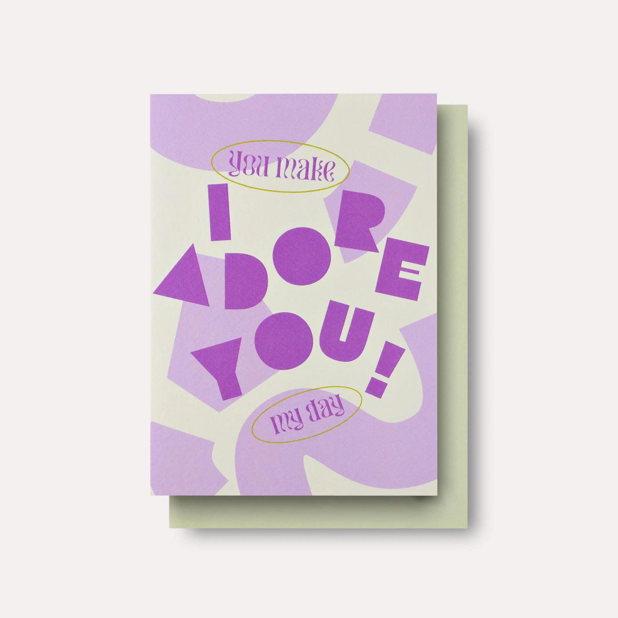 Apostrophe Adore You Love Card