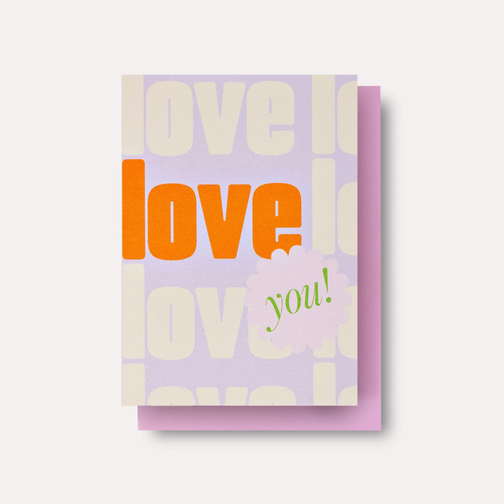 Violet Love You Card