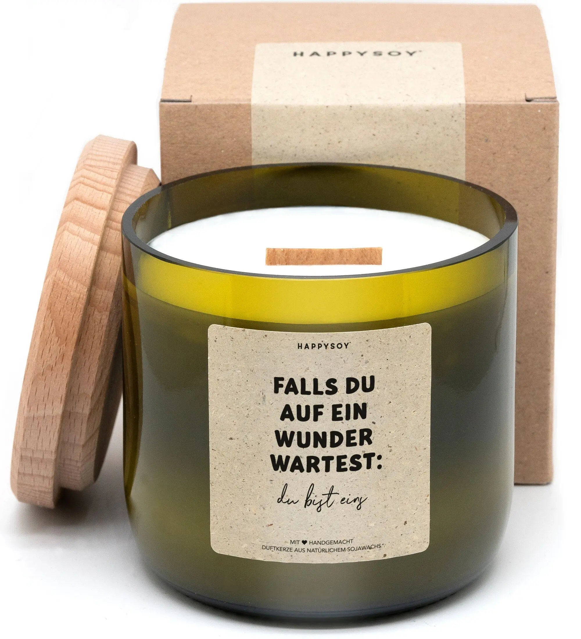 Scented candle - If you're waiting for a miracle: you are one!