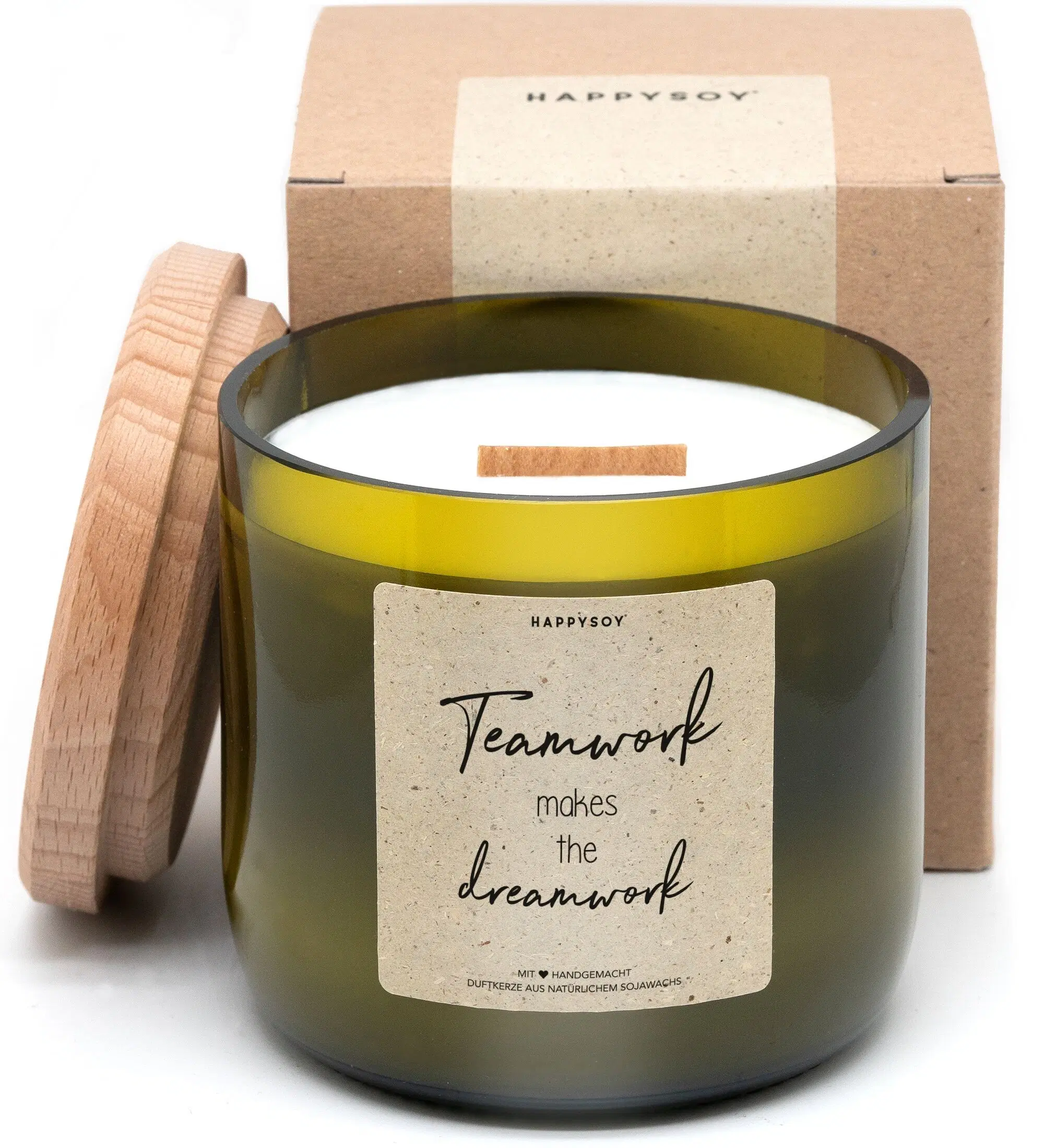 Scented candle - Teamwork makes the dreamwork