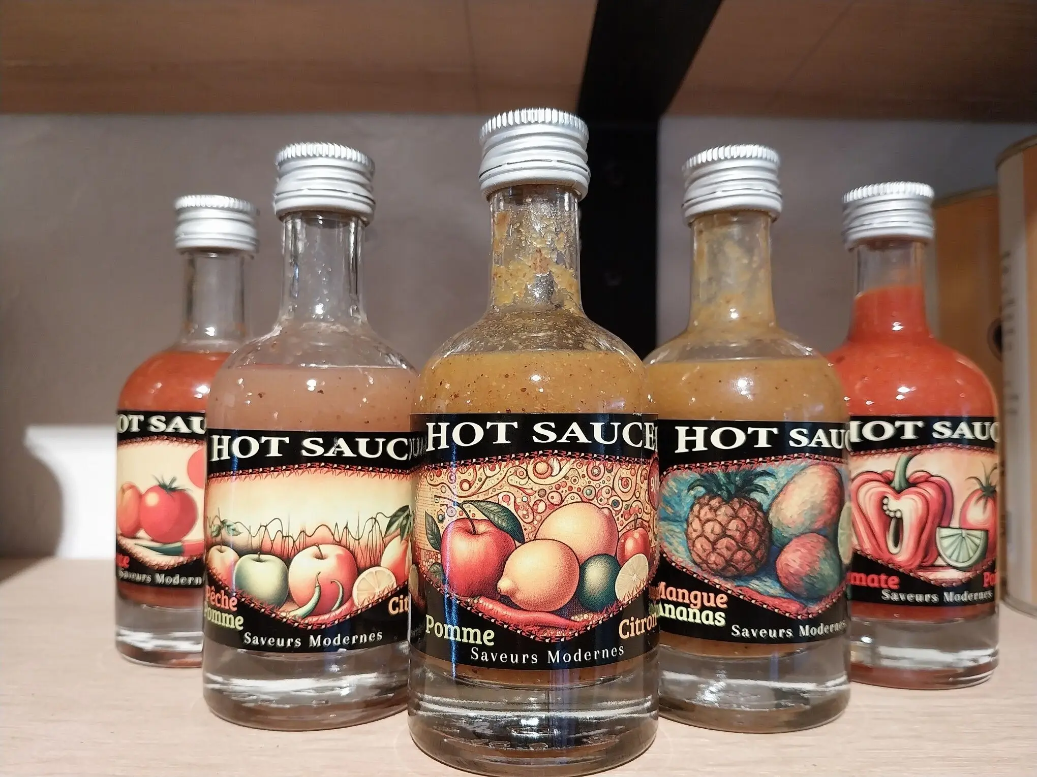 Salsa picante de manzana y limón, intensidad 9/12