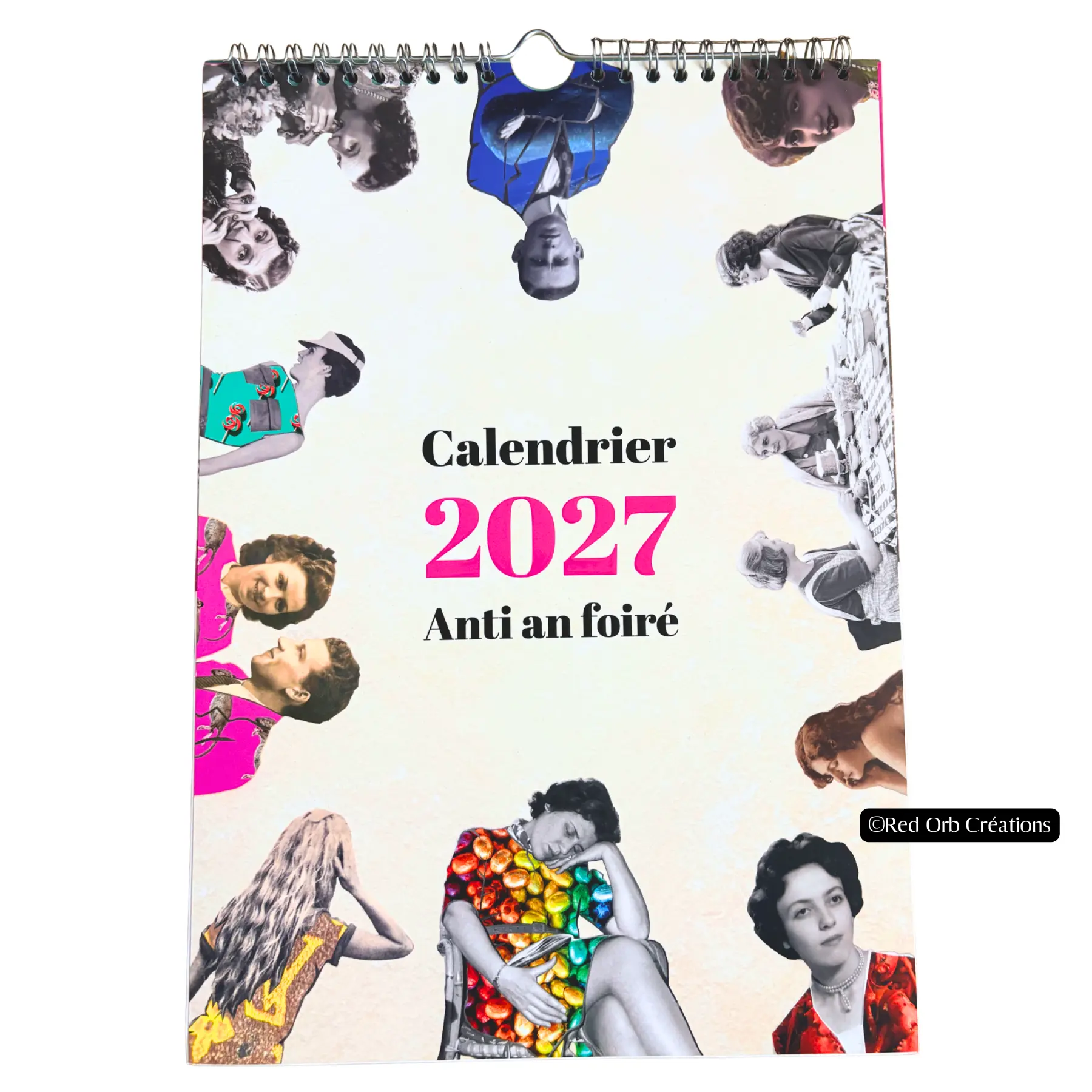 Anti-Year 2027 Calendar - Annual - A4 Portrait - Spiral Bound