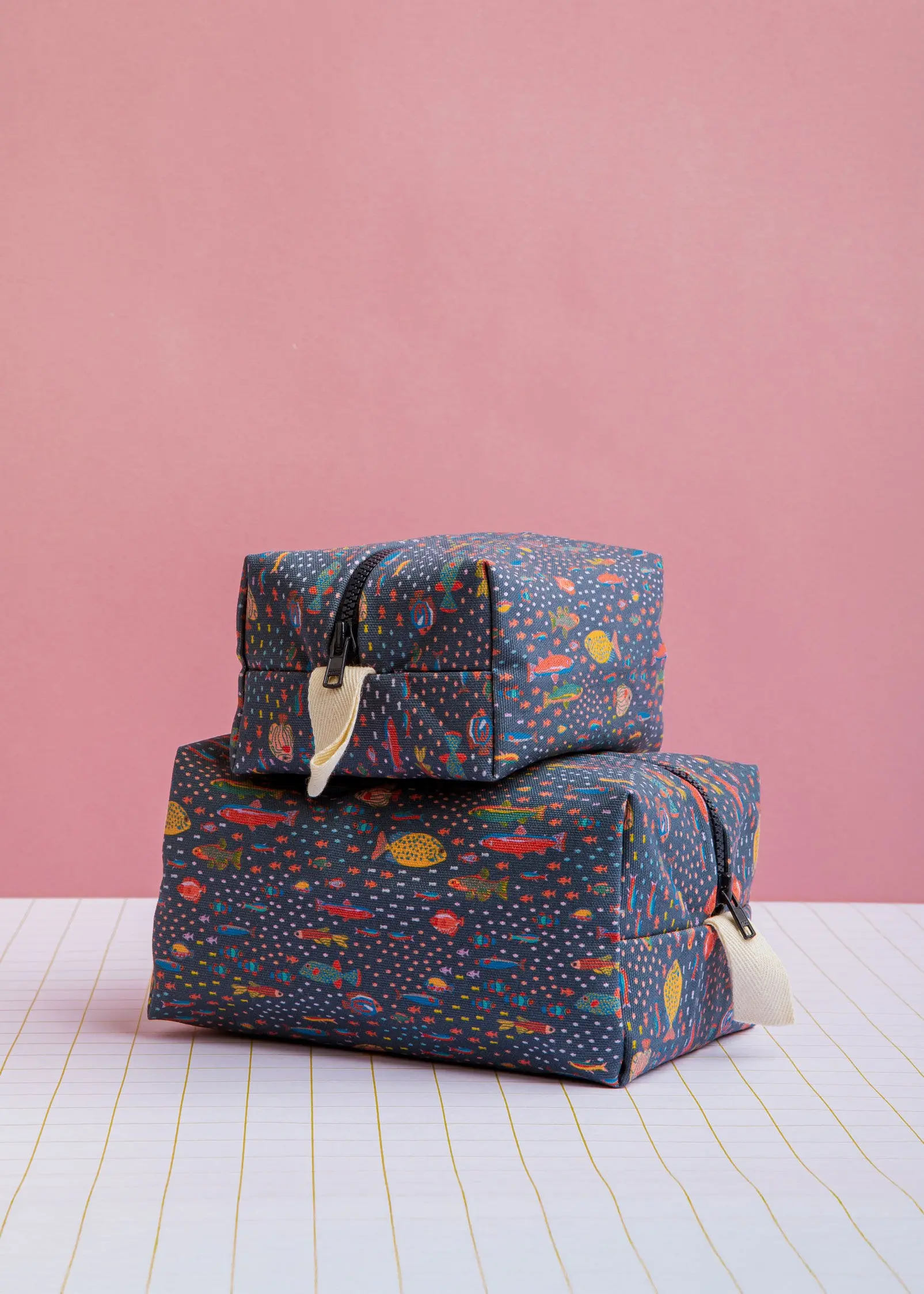 Blue Fish Toiletry Bag