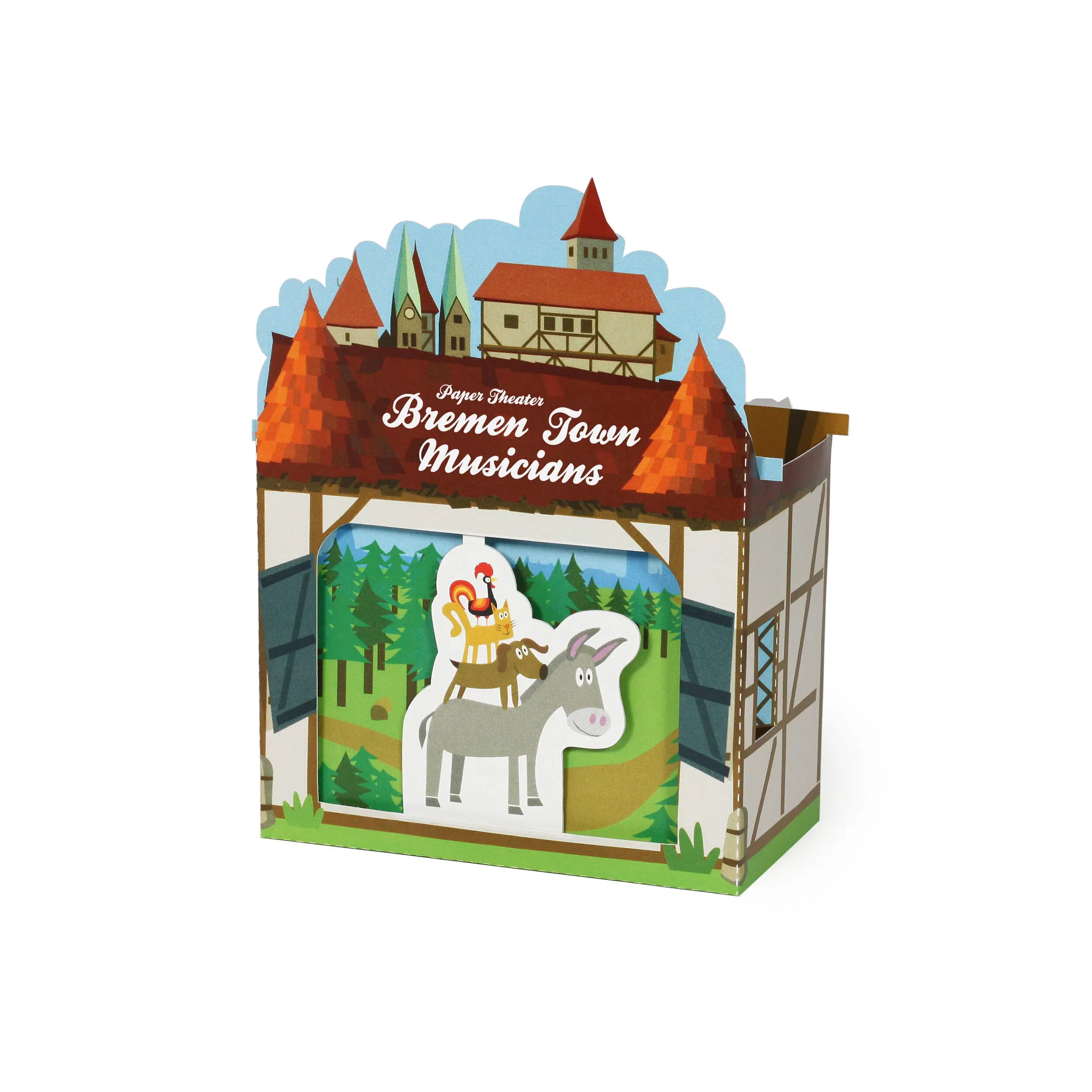 Bremen Town Musicians Paper Theater - DIY Craft Kit