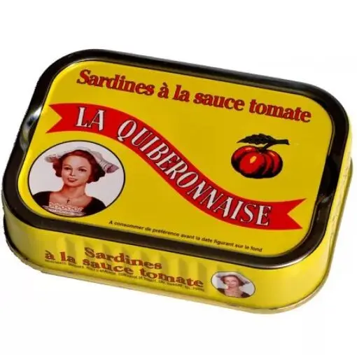 Sardinas en salsa de tomate - tamaño 115g (4 a 6 sardinas)