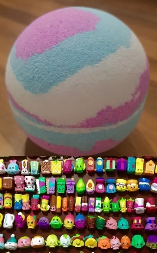 Ispirato alla bomba da bagno Shopkins Hidden Treasure
