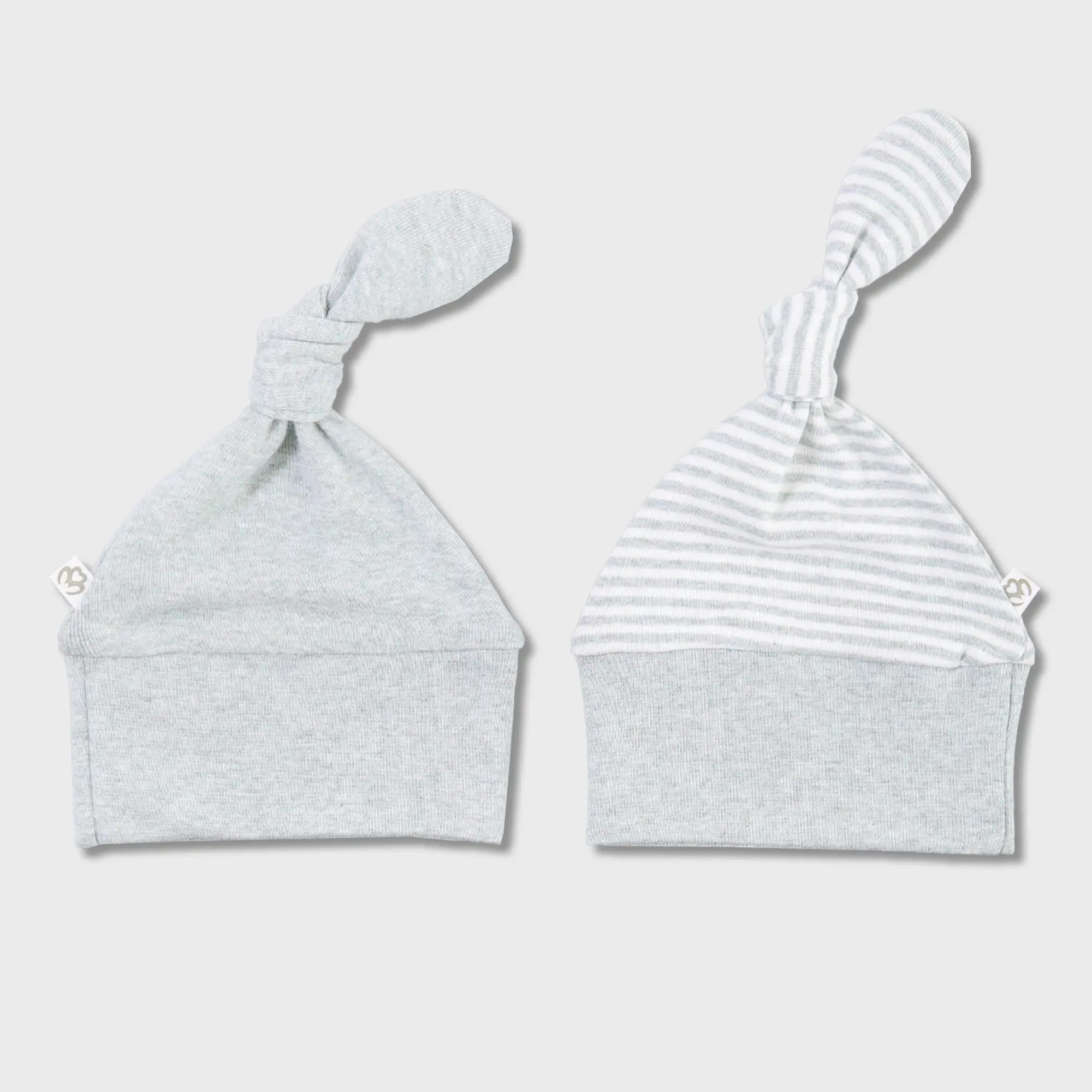 OrganicEra, Organic Newborn Hat, Set of 2 pcs, Aqua Melange