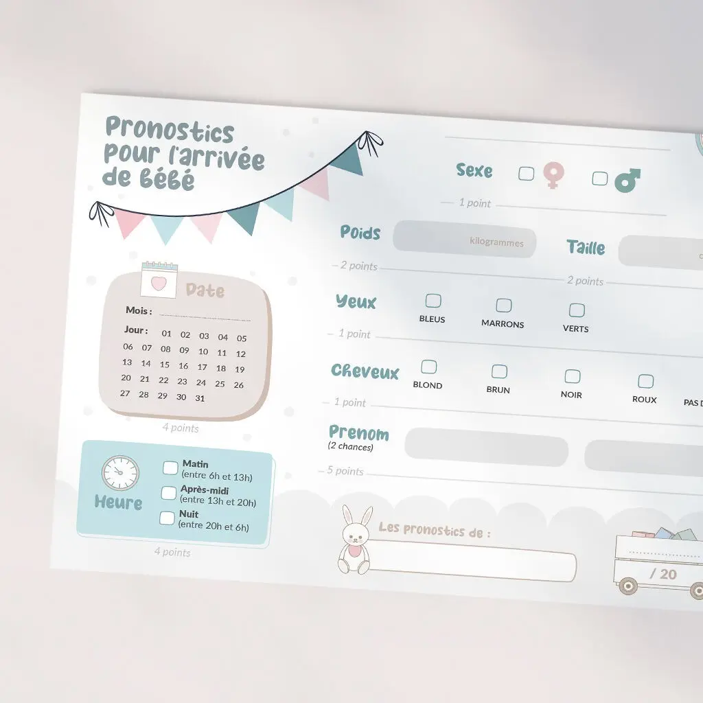 Baby Birth Prognosis Cards