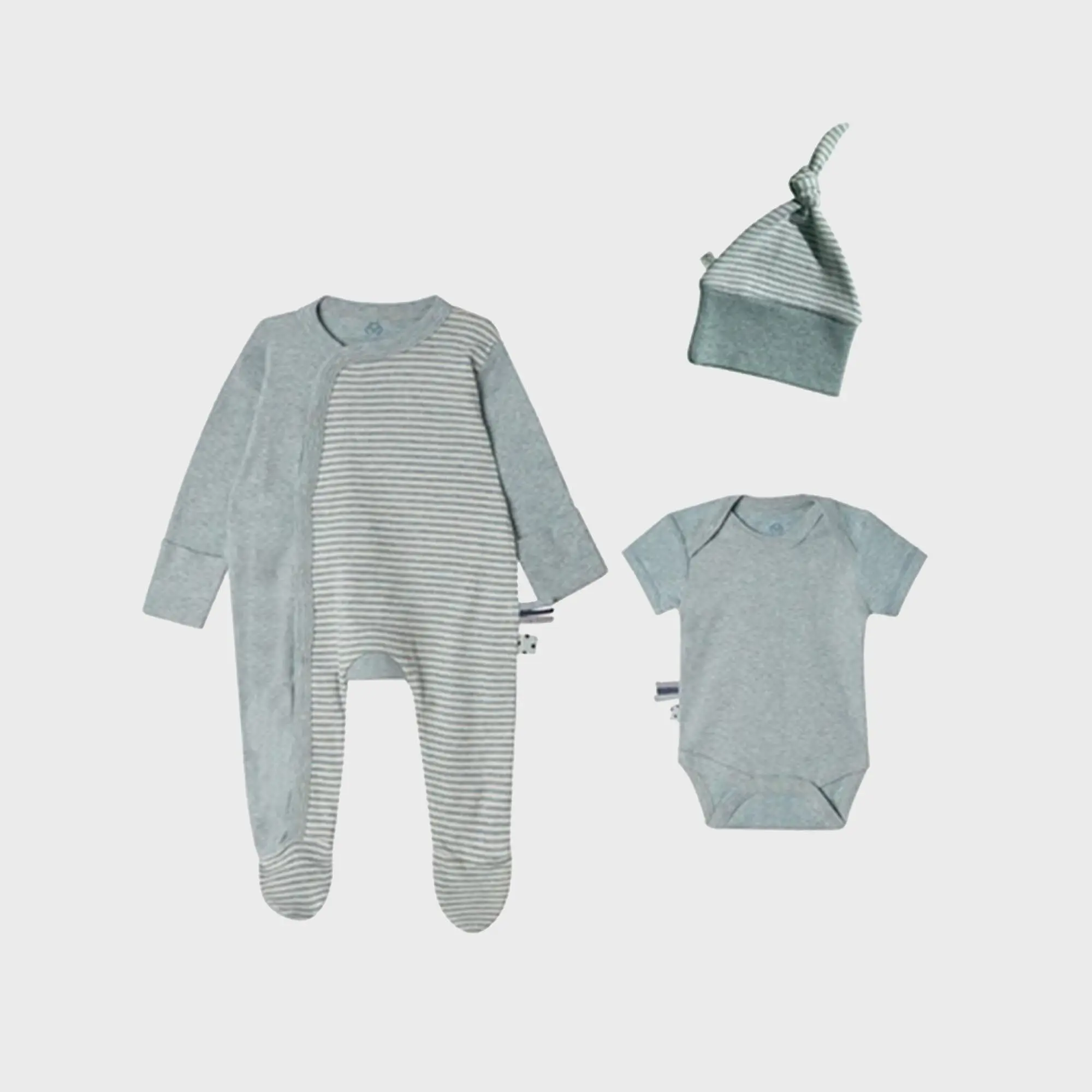 OrganicEra Organic Newborn Nursing Set, 3 pcs set, Aqua Melange