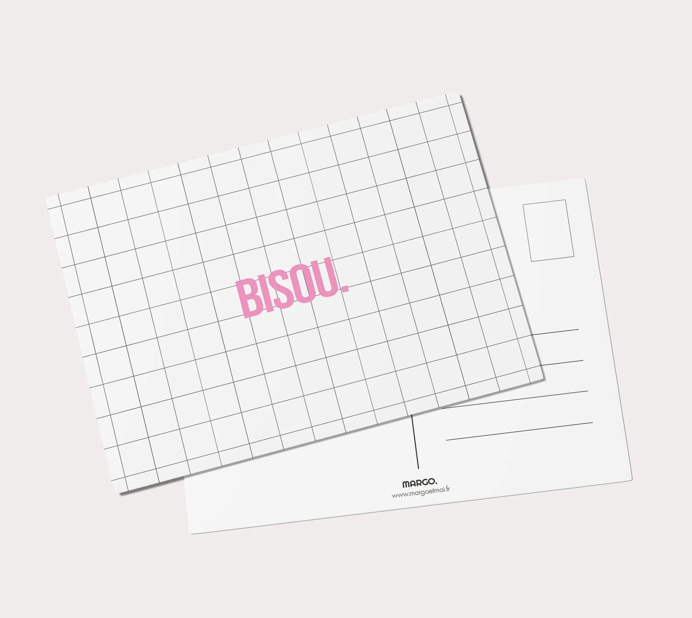 Bisou postcard