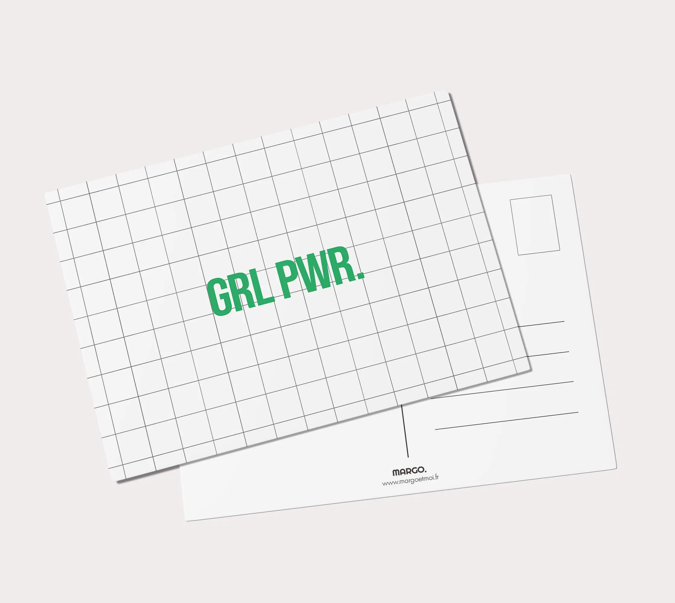 Grl Pwr postcard