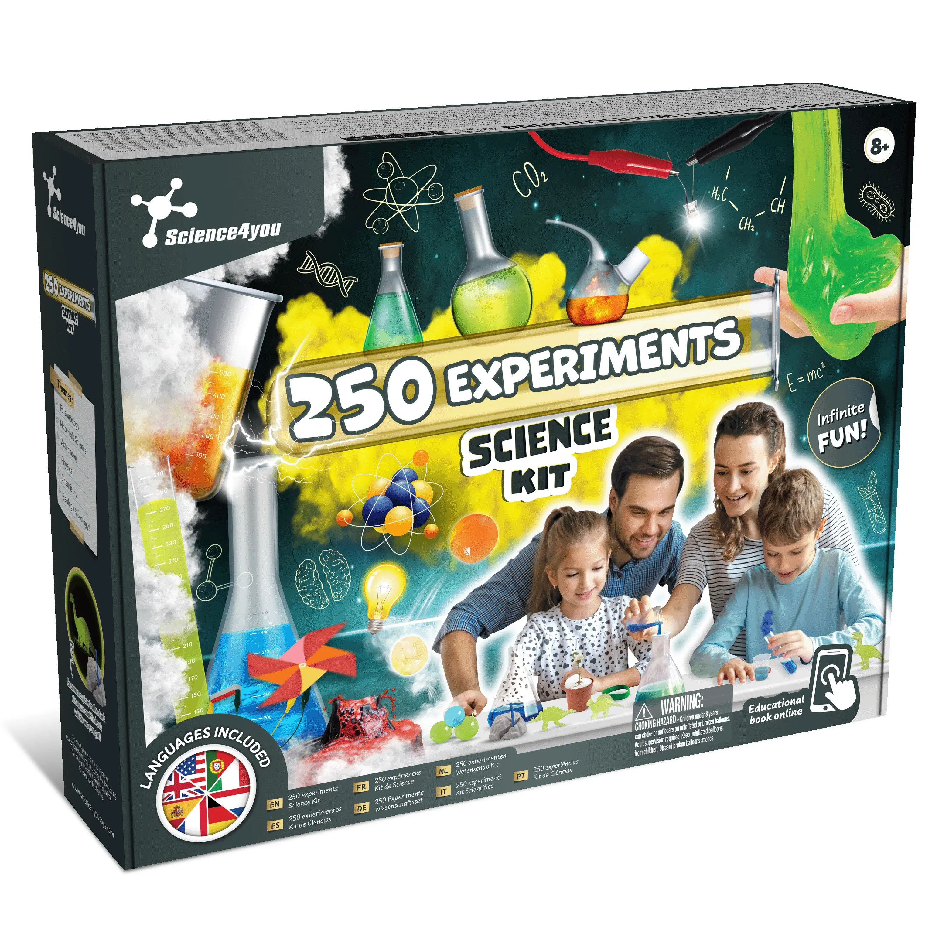Science Kit 250 Experiments for Kids Ages 7 8 9 10