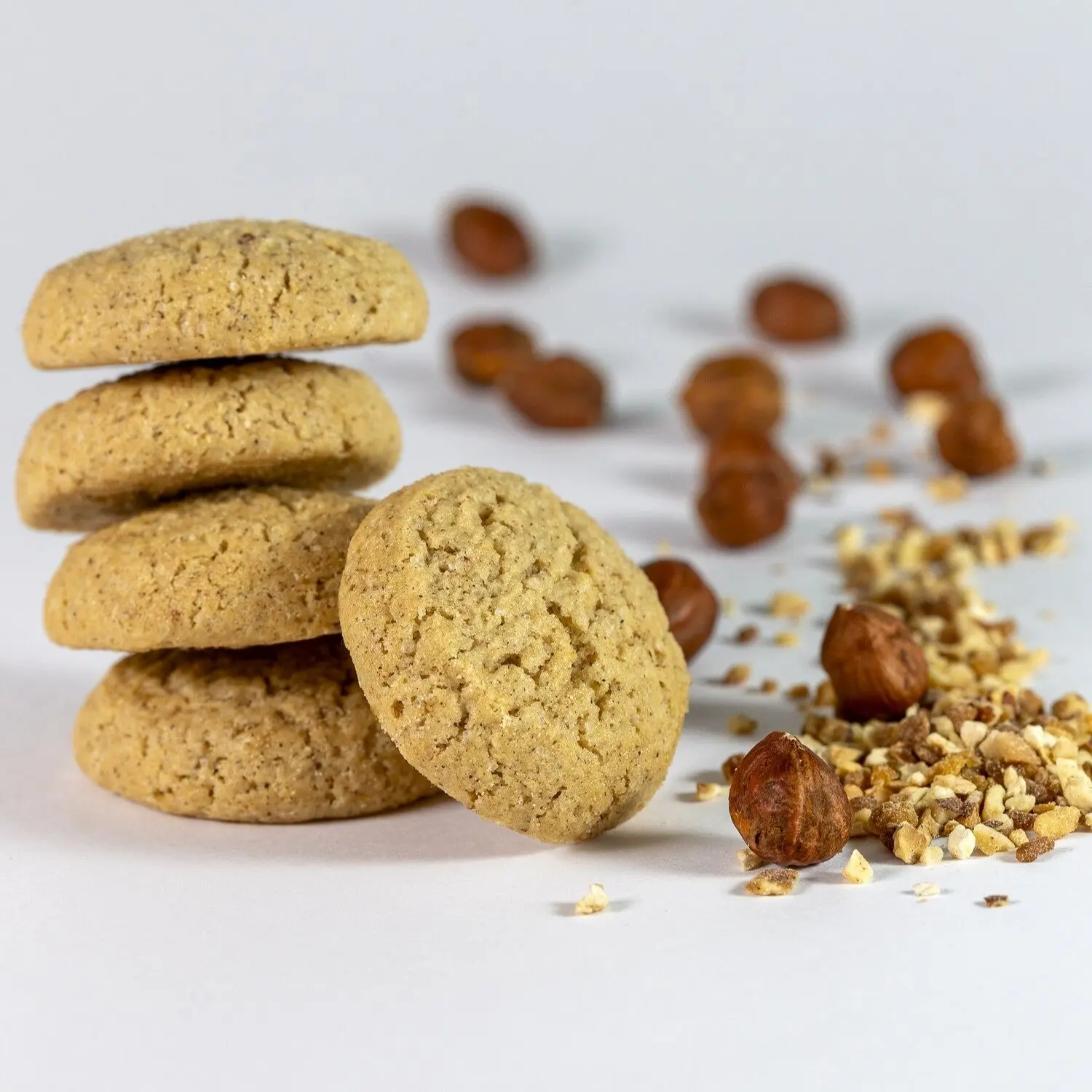 "Les Savoureux" range of praline-hazelnut flavored biscuits, sold loose (price per kilo) - NATURALLY GLUTEN-FREE AND LACTOSE-FREE